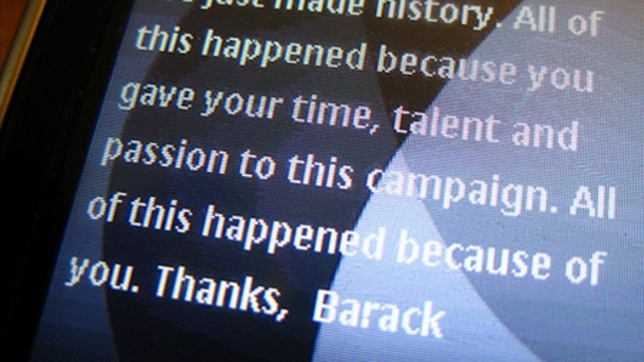 Obama brugte direkte sms'er i sin valgkamp. Det vil vi ifølge en ekspert se meget mere til i den kommende valgkamp herhjemme.
