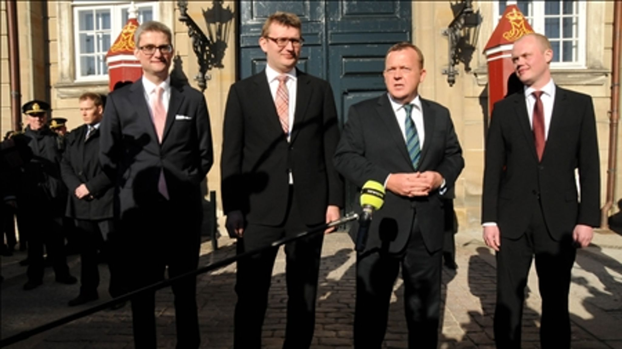 Lars Løkke Rasmussen ved sin seneste - relativt succesrige - regeringsomdannelse. Meget tyder på, at det var sidste gang, han kom til at præsentere nye ministre.