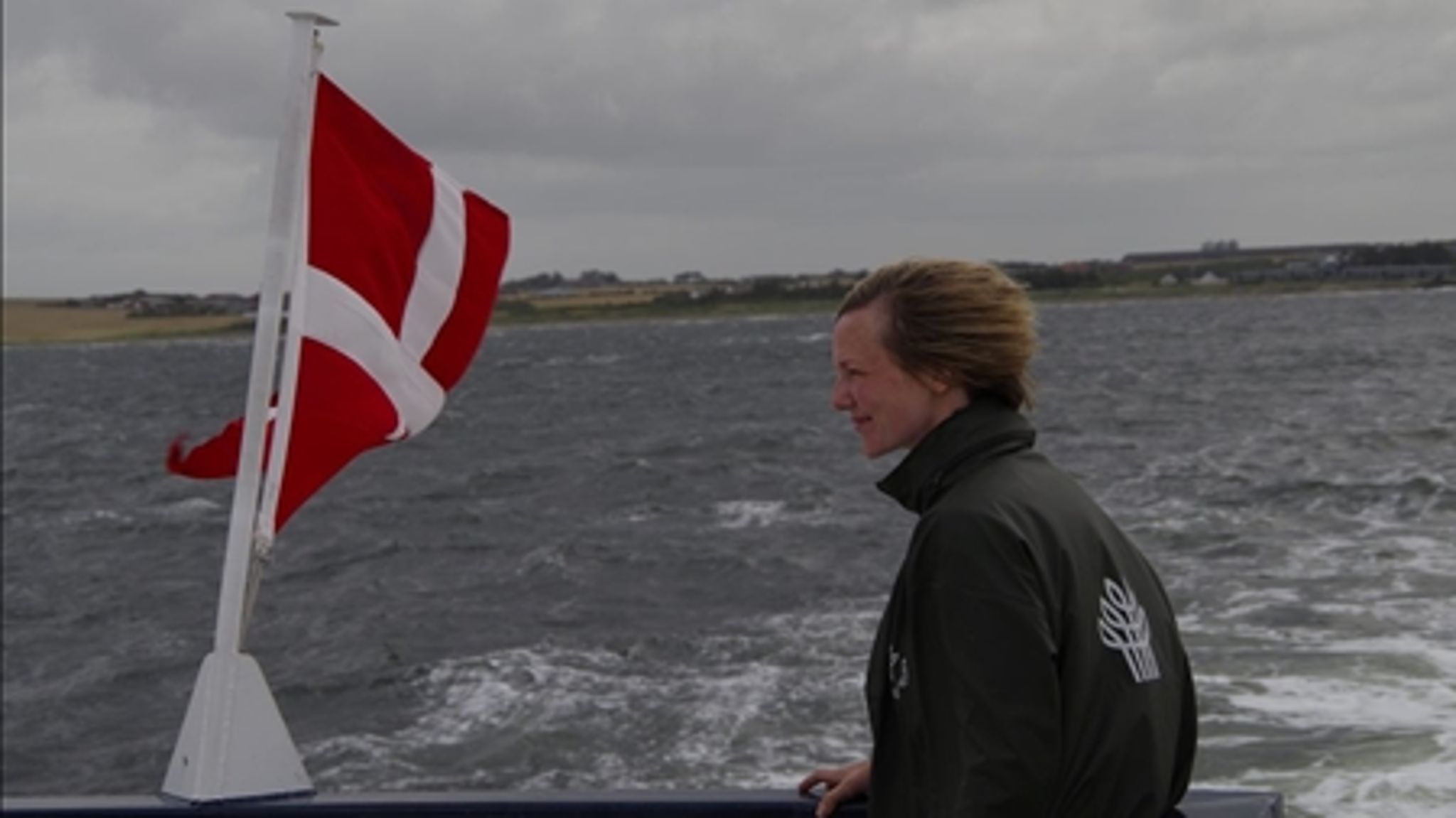 Blæsten går frisk over Limfjordens vande - også da miljøministeren var forbi.