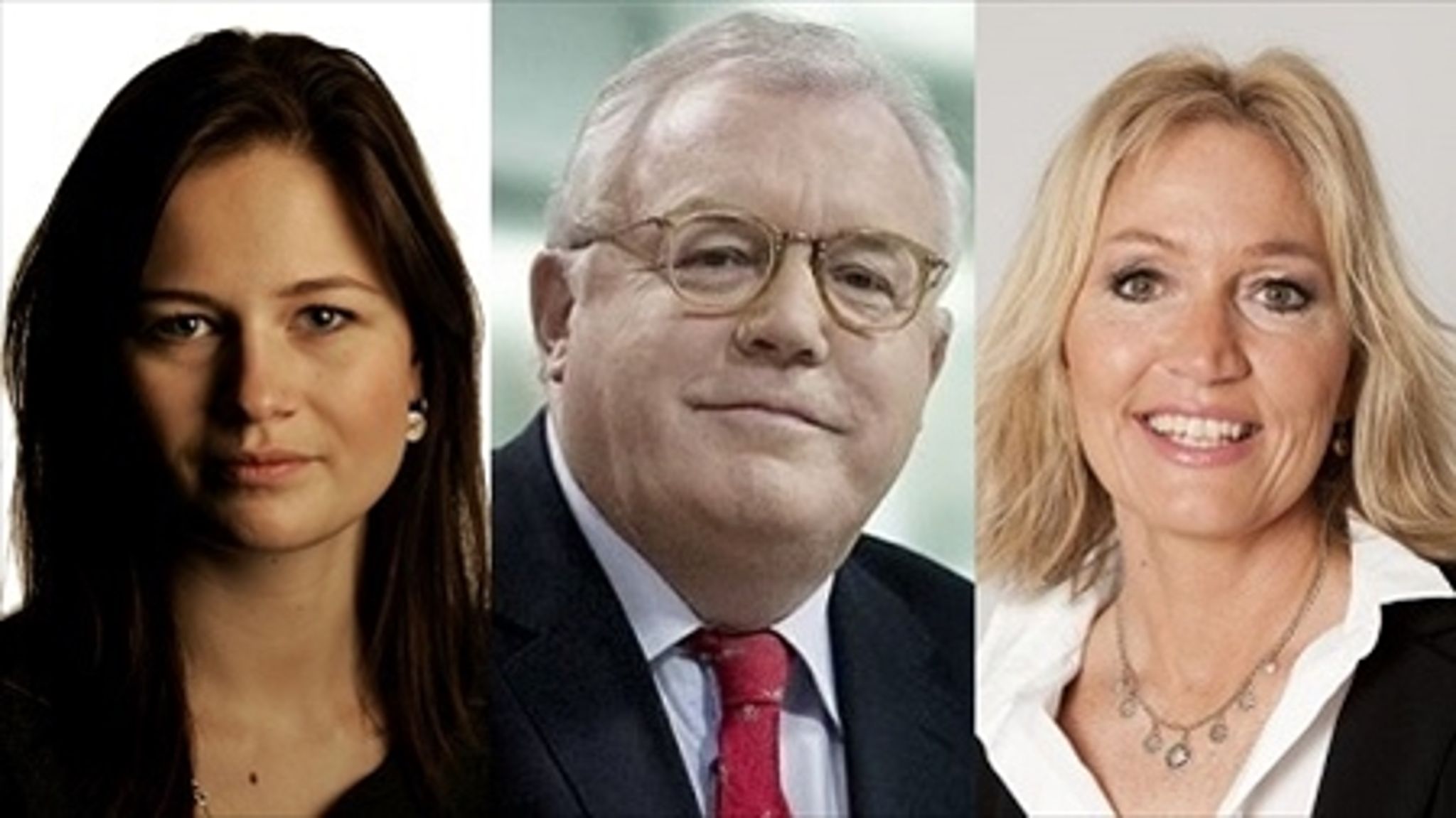S og SF bløder i meningsmålingerne. Kommentatorerne kommer med deres bud på årsagen til vælgerflugten. Fra Venstre: Mette Østergaard, Hans Engell, Helle Ib.