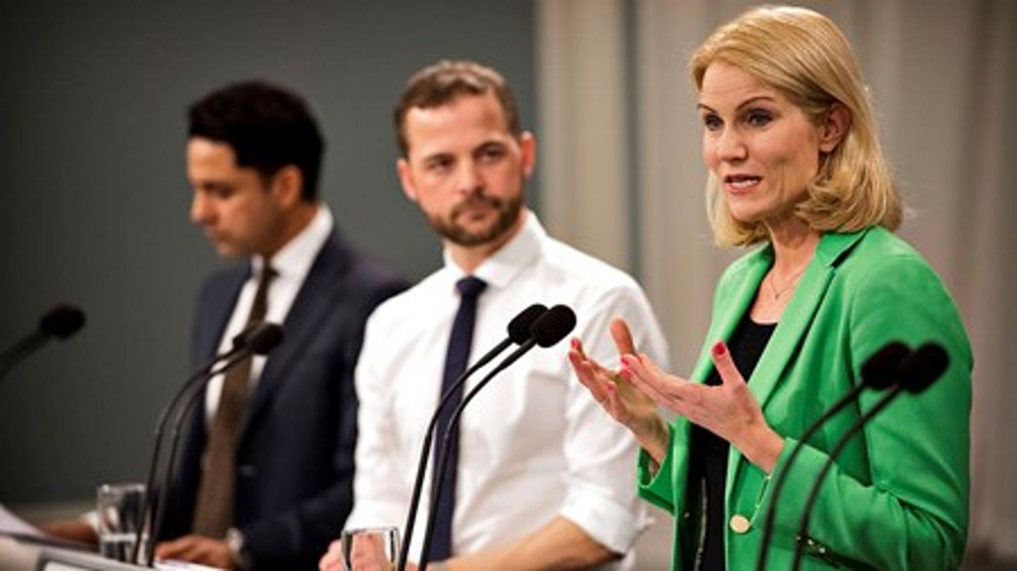 Regeringen, anført af statsminister Helle Thorning-Schmidt, præsenterede onsdag et nyt integrationsudspil. 
