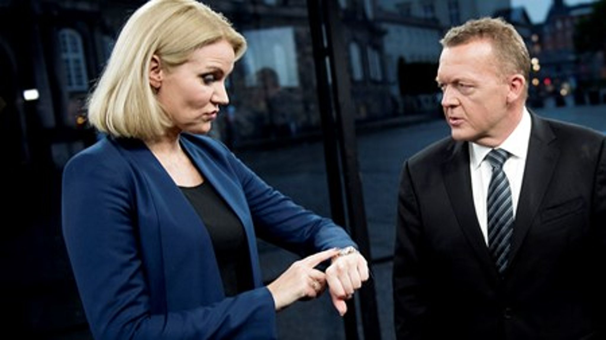 Der er dødt løb mellem rød og blå blok i det seneste Risbjerg-snit.&nbsp;