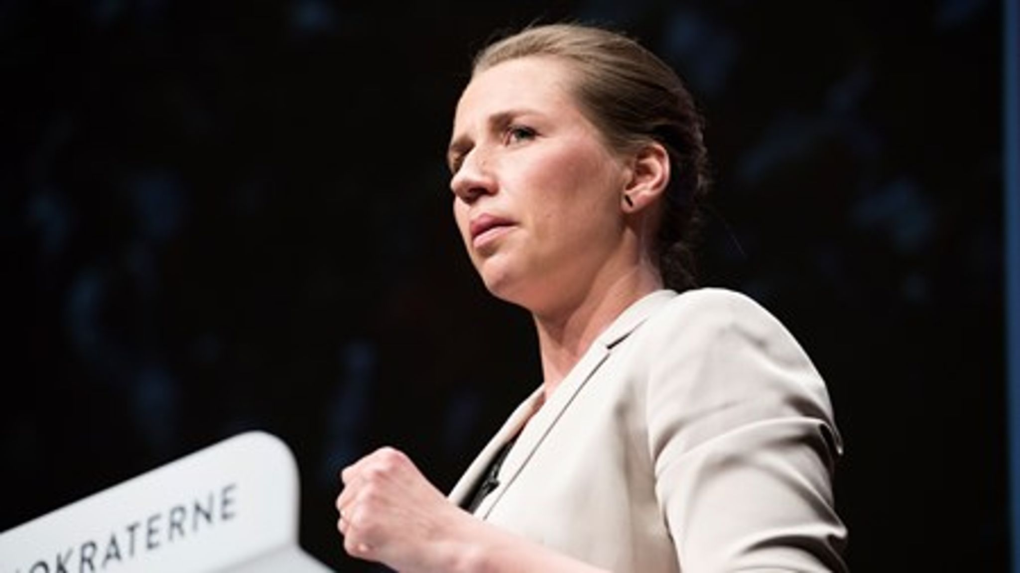 Mette Frederiksen overtog søndag posten som formand for Socialdemokraterne.&nbsp;