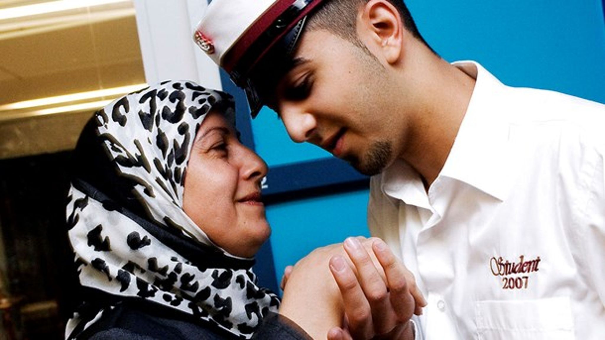 <b></b>I 2007 blev&nbsp;Mahmoud Halloum med sine 17 år&nbsp;den yngste student fra Langkaer Gymnasium. Hvis han var begyndt i dag, havde han ikke&nbsp;gået i klasse med nogle etnisk danske elever.<br>