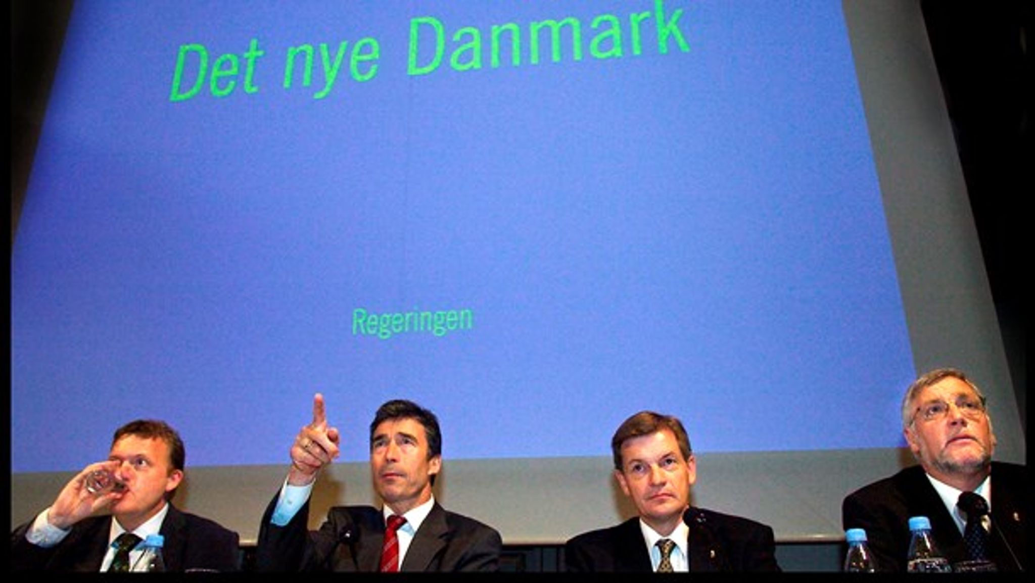 VK-regeringens præsentation af forslaget til den store kommunalreform i april 2004.&nbsp;