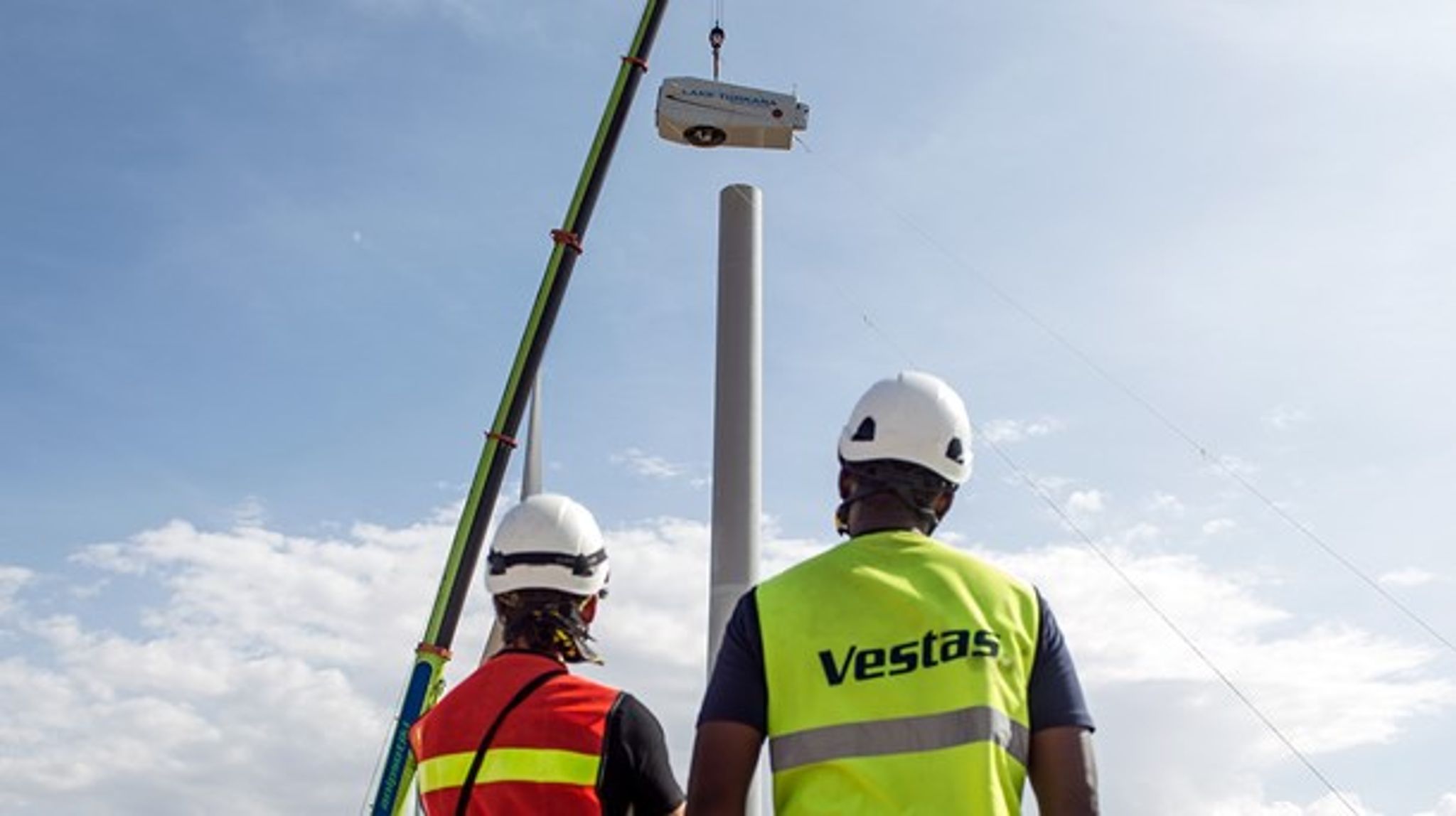 Om to uger bliver den sidste vindmølle i den 310 MW store Lake Turkana vindmøllepark i Kenya rejst.