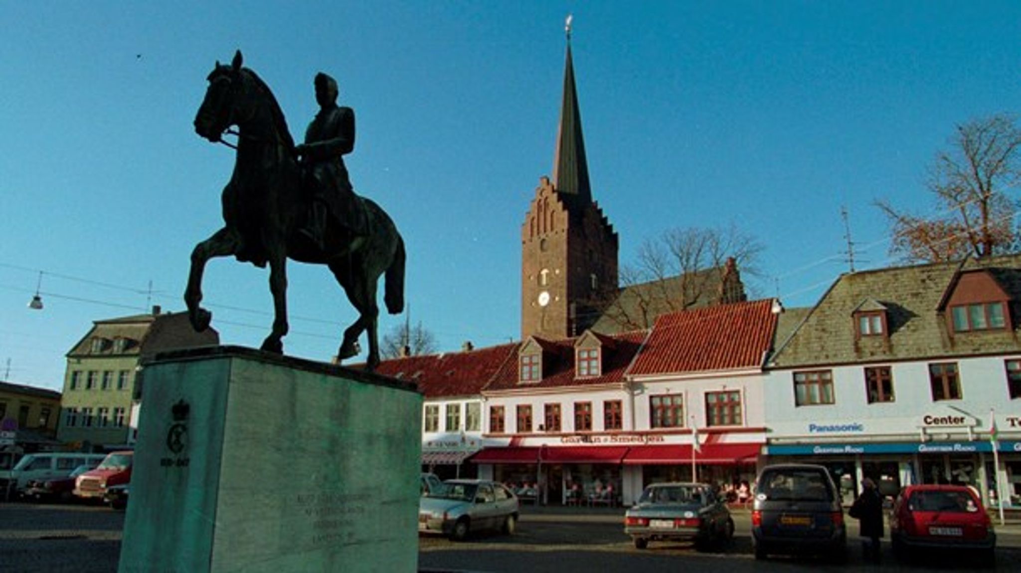 Lolland Kommune (foto:&nbsp;Nakskov Torv) er ramt af fluepapirseffekten.