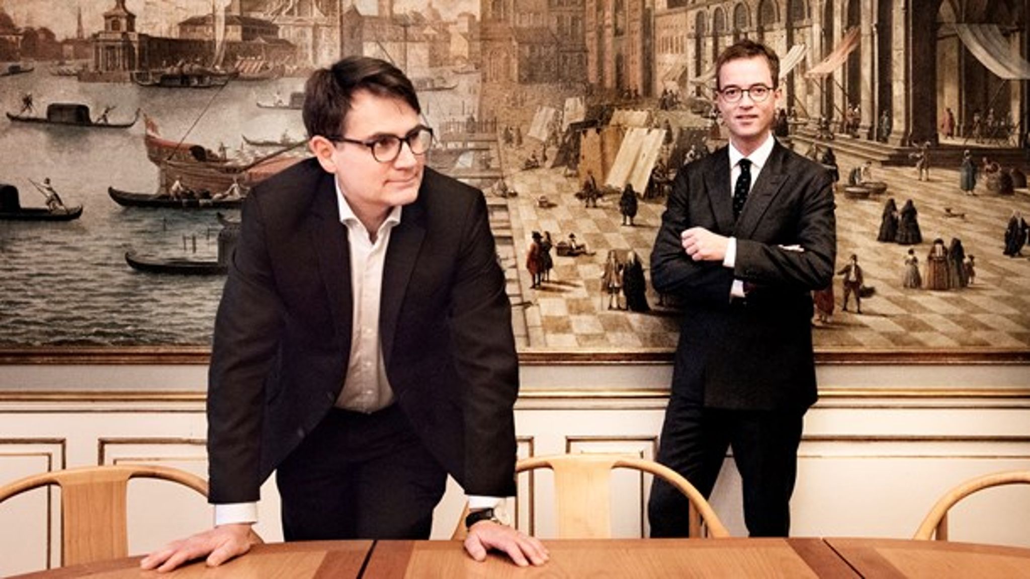 Erhvervsminister Brian Mikkelsen (K) og miljø- og fødevareminister Esben Lunde Larsen (V) fik torsdag stemt tre store love igennem i Folketingssalen.&nbsp;