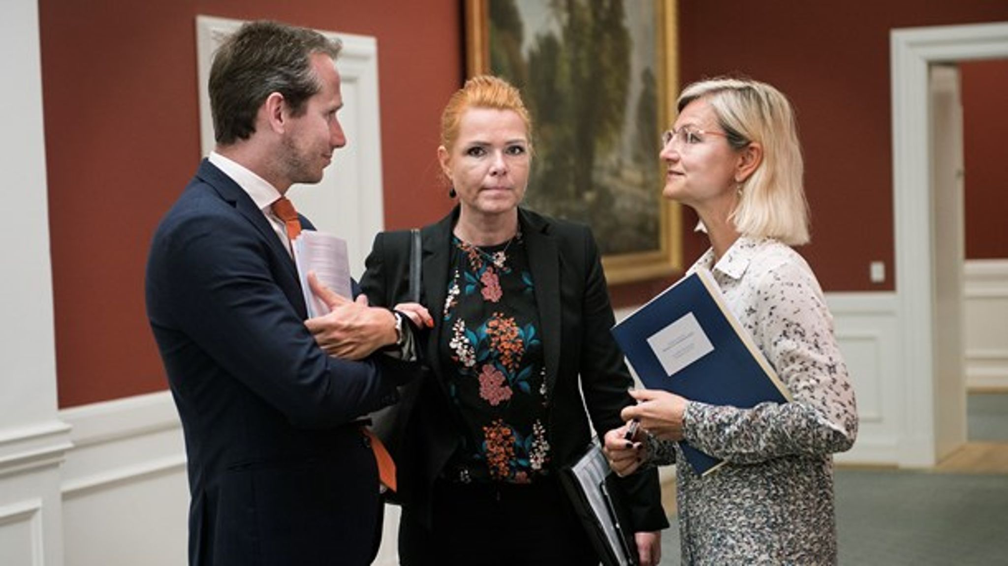 Regeringens treenighed om flygtningeudgifter har på skift været indkaldt til efterhånden fire samråd om emnet. De ses i&nbsp;billedet: finansminister Kristian Jensen (V), udlændinge- og integrationsminister Inger Støjberg samt udviklingsminister Ulla Tørnæs (V).