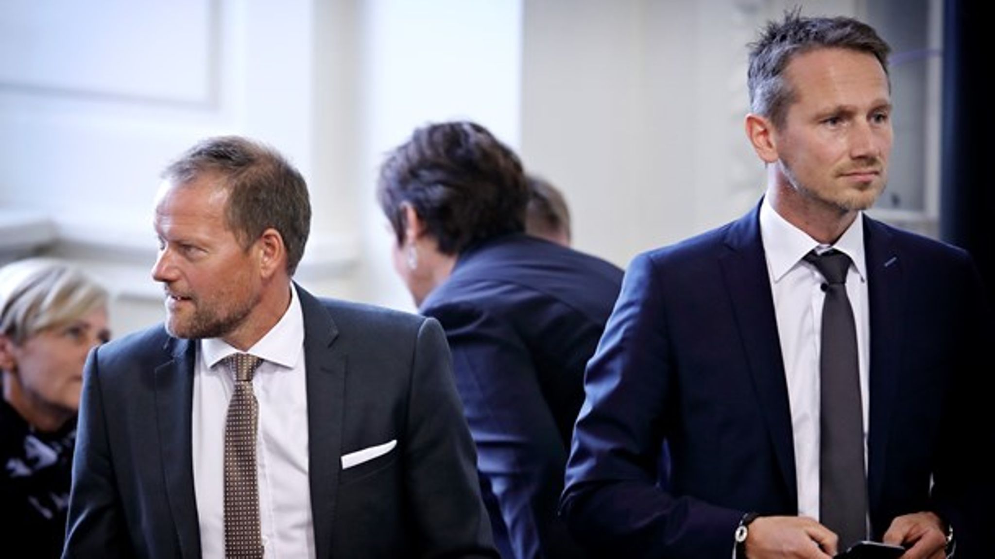 Finansordfører René Christensen (DF) er ikke enig i finansminister Kristian Jensens (V) prioriteringer i regeringens finanslovsforslag.
