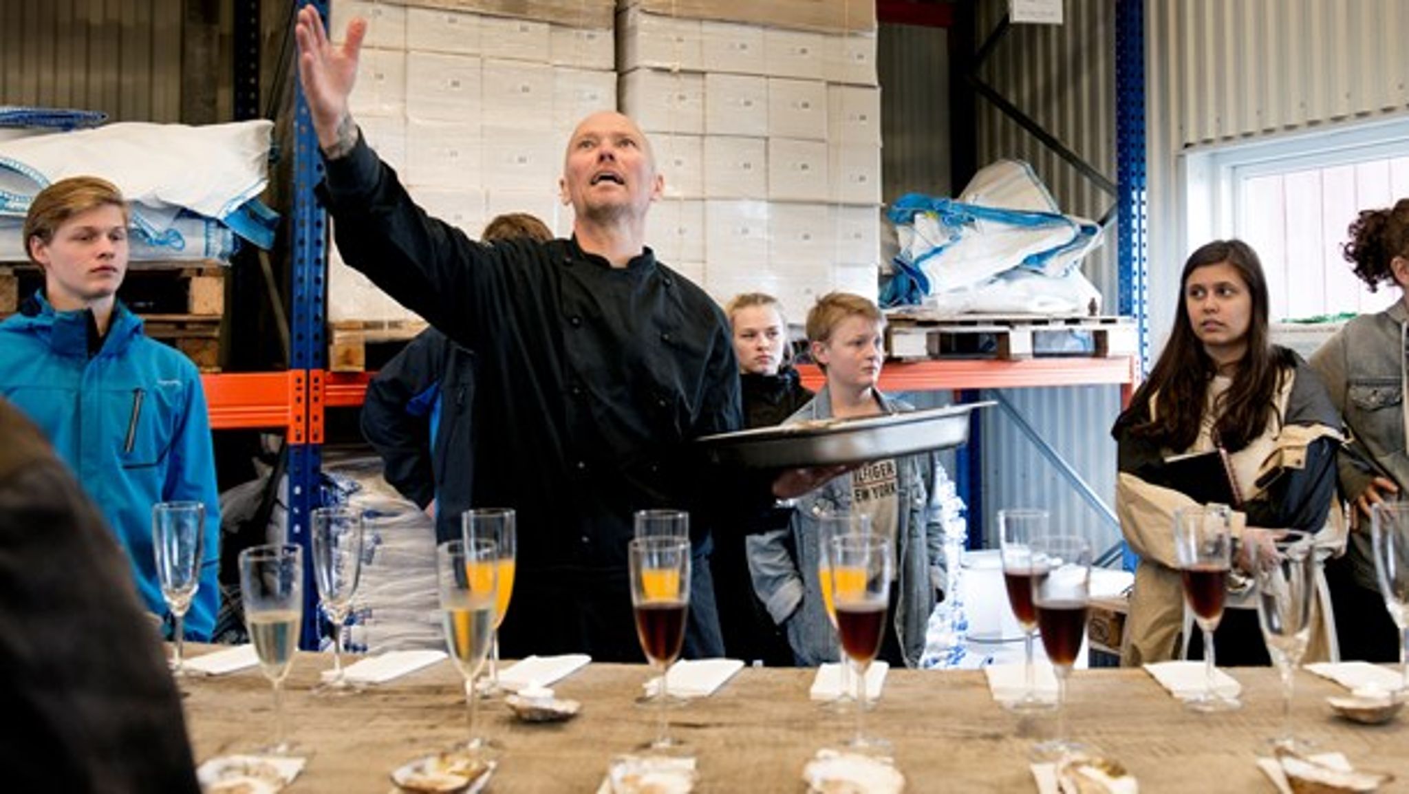 Svend Bonde, ejer af Glyngøre Shellfish, er blevet omdrejningspunkt i uddelingen af millioner på finansloven til Morsø Kommunes nye center for østersturisme. Foto:&nbsp;Tanja Lund Carstens Ritzau.&nbsp;