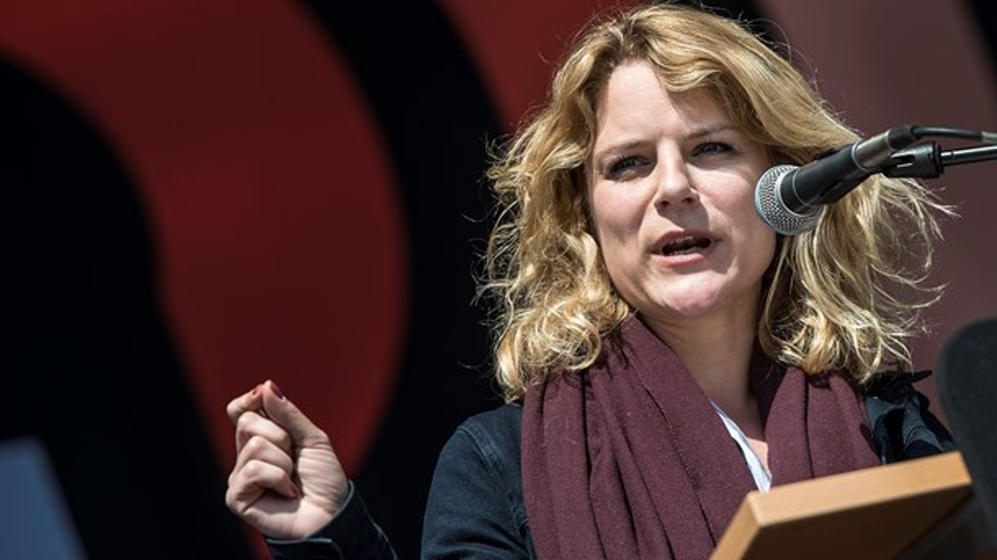 Johanne Schmidt-Nielsen skal på barsel i det nye år. 