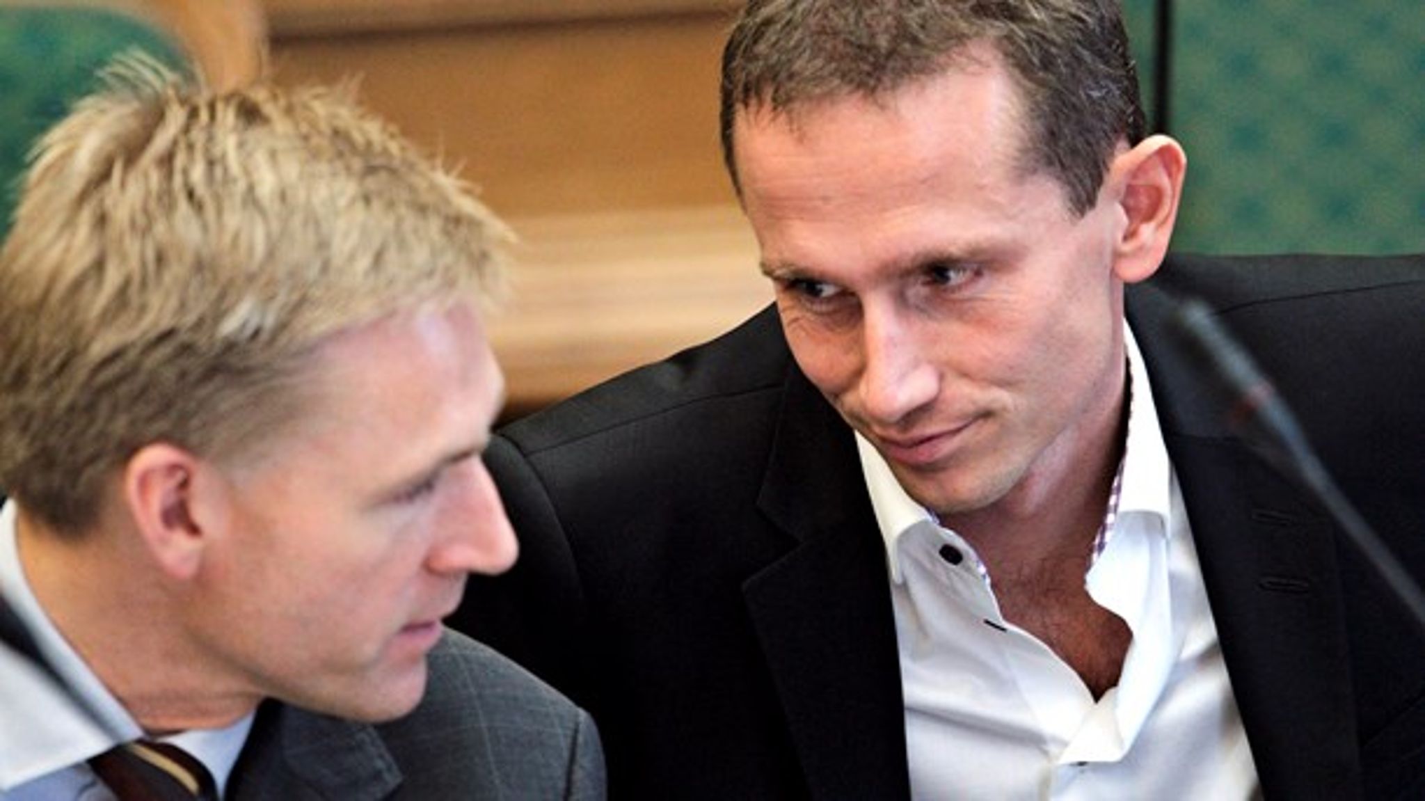 <b>MODUS OPERANDI</b>: Mon Thulesen Dahl og Kristian Jensen med en kommende finanslovsaftale finder en fælles farbar vej for et fremtidigt samarbejde, funderer Jarl Cordua.