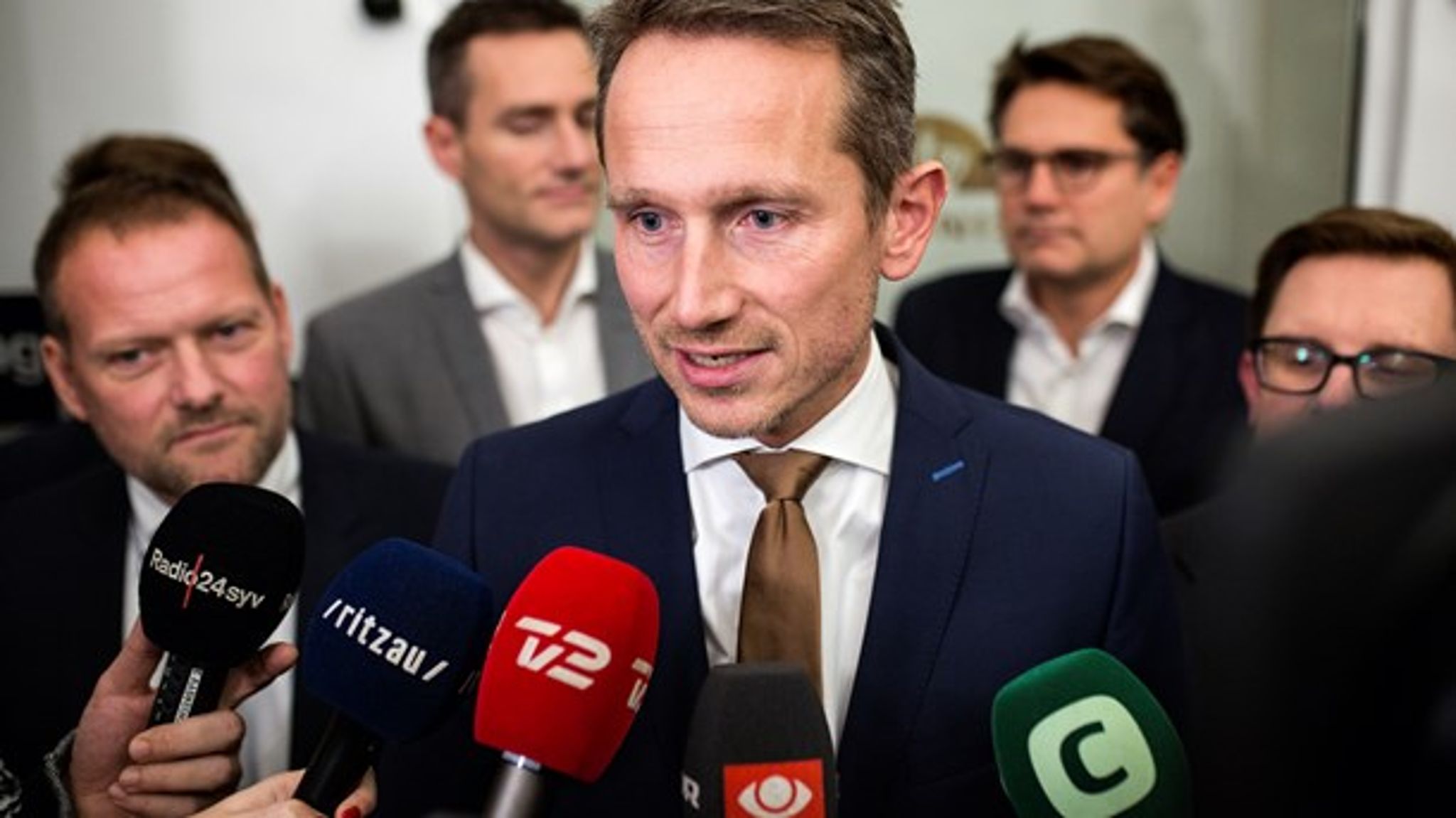 Finansminister Kristian Jensen (V) kunne fredag aften præsentere en aftale om næste års finanslov.<br>