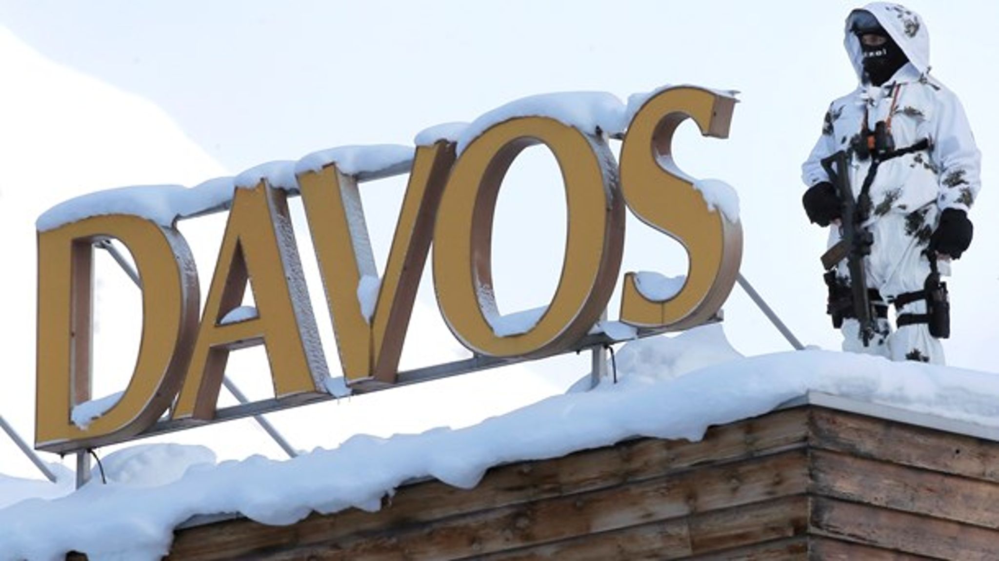 <b>TRAVLT TOPMØDE</b>: De vigtige folk, der mødes i Davos, får rigeligt at tale om, skriver Lisbeth Knudsen.