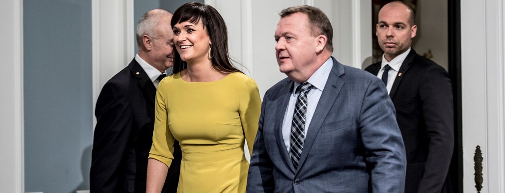 Innovationsminister Sophie Løhde (V) og statsminister Lars Løkke Rasmussen (V) præsenterede onsdag regeringens anden runde af flytning af statslige arbejdspladser fra hovedstadsområdet.