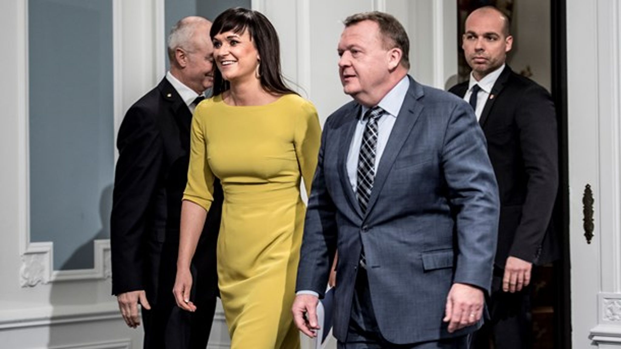 Nyt snit af målinger spår Venstre bedste resultat siden valget i 2015. Vælgerne ser ud til at belønne bl.a. den udflytningsplan, som Lars Løkke Rasmussen og Sophie Løhde her præsenterer. 