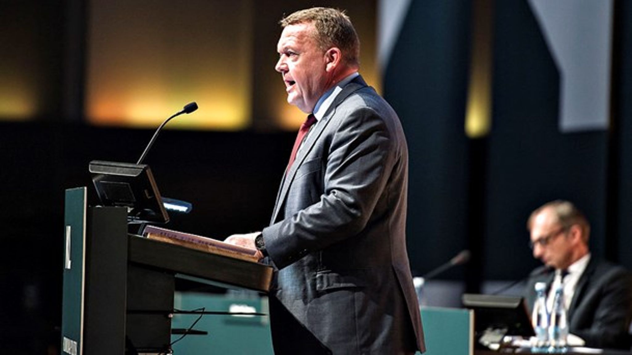 Statsminister Lars Løkke Rasmussen (V) talte torsdag ved Kommunernes Landsforenings&nbsp;årlige generalforsamling, KL's kommunalpolitiske topmøde i Aalborg.