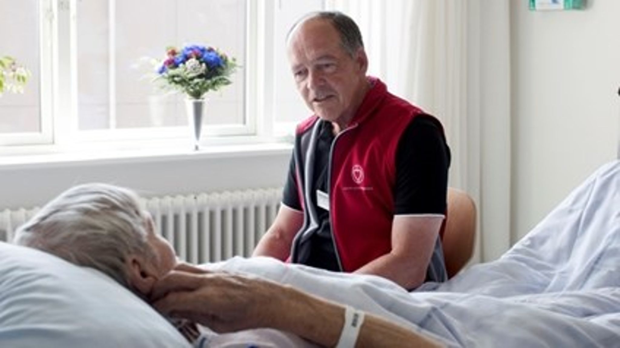 Frivillig patientstøtte fra Hjerteforeningen.<br>