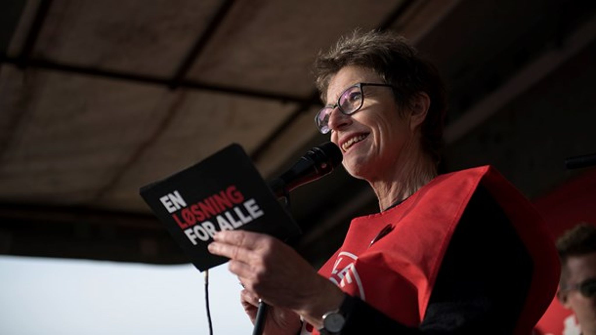 Chefforhandler for arbejdstagerne i regionerne, Grete Christensen, ser fremgang i forhandlingerne efter torsdagens møde i Forligsinstitutionen.&nbsp;