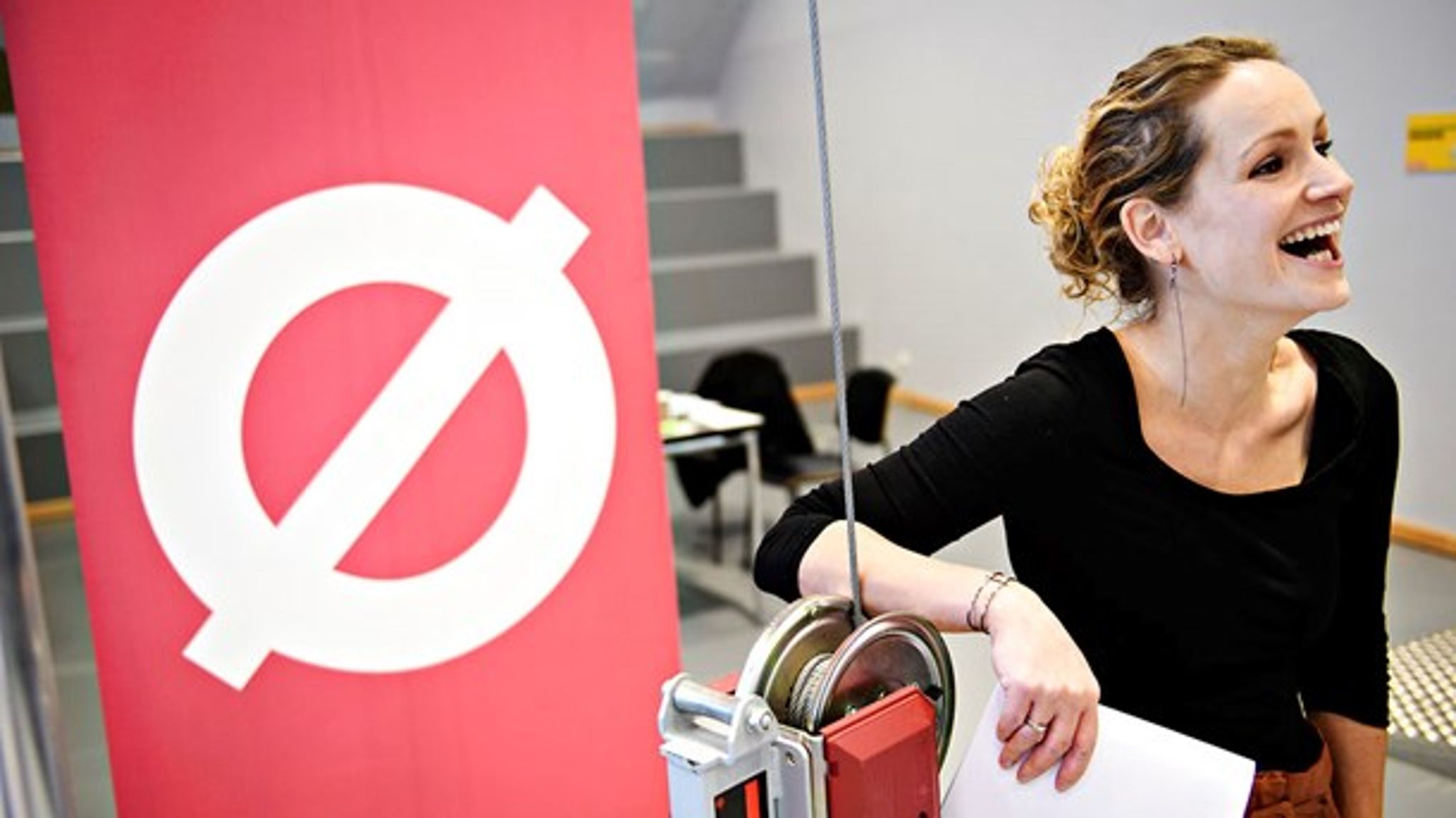 Enhedslistens politiske ordfører Pernille Skipper under partiets årsmøde i Korsgadehallen på Nørrebro i København. 