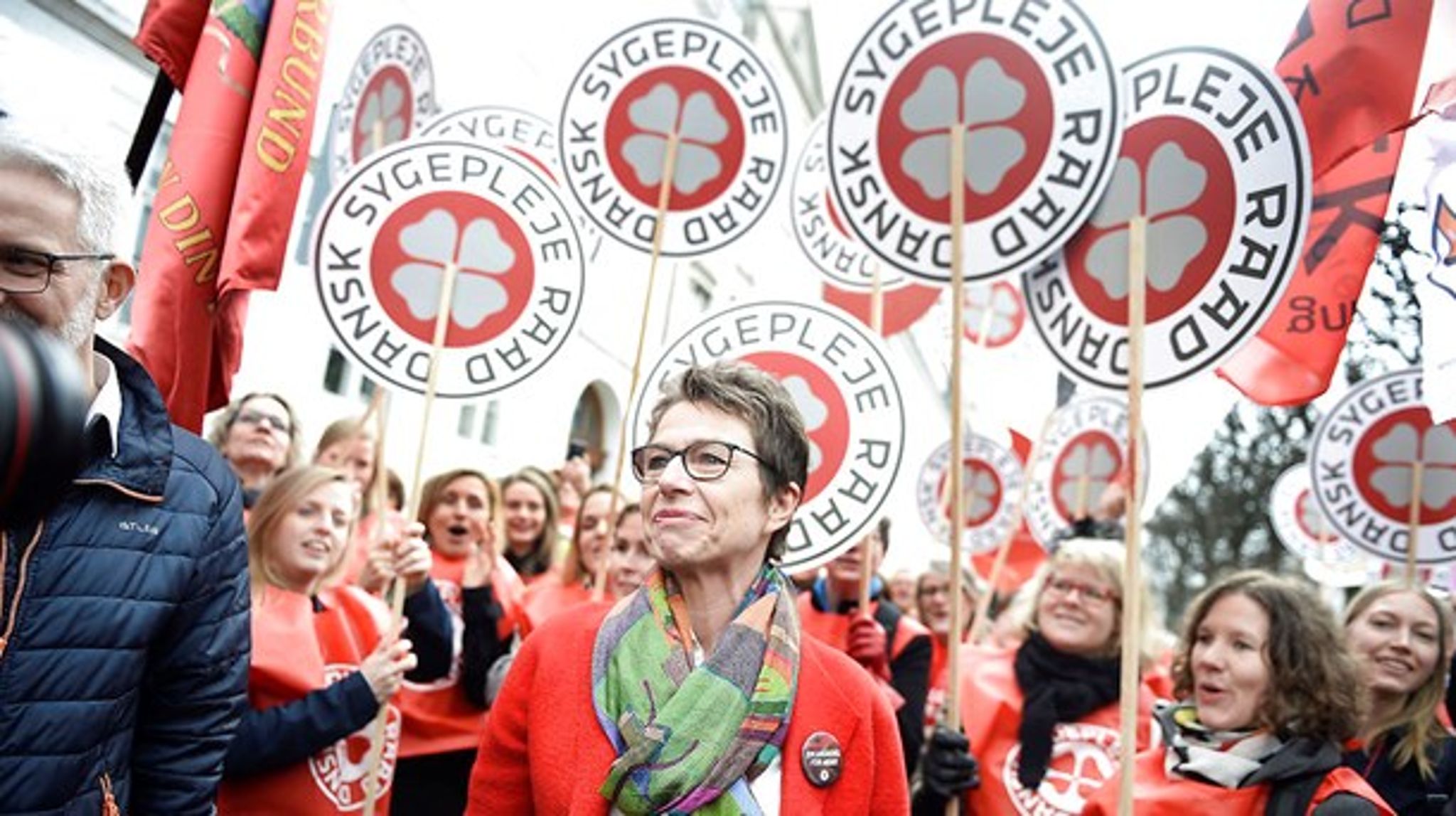 <b>TILTAG</b>: Formand for Dansk Sygeplejeråd Grethe Christensen giver sammen med kredsformændene deres bud på tiltag, der kan sikre sundhed i kommunerne.