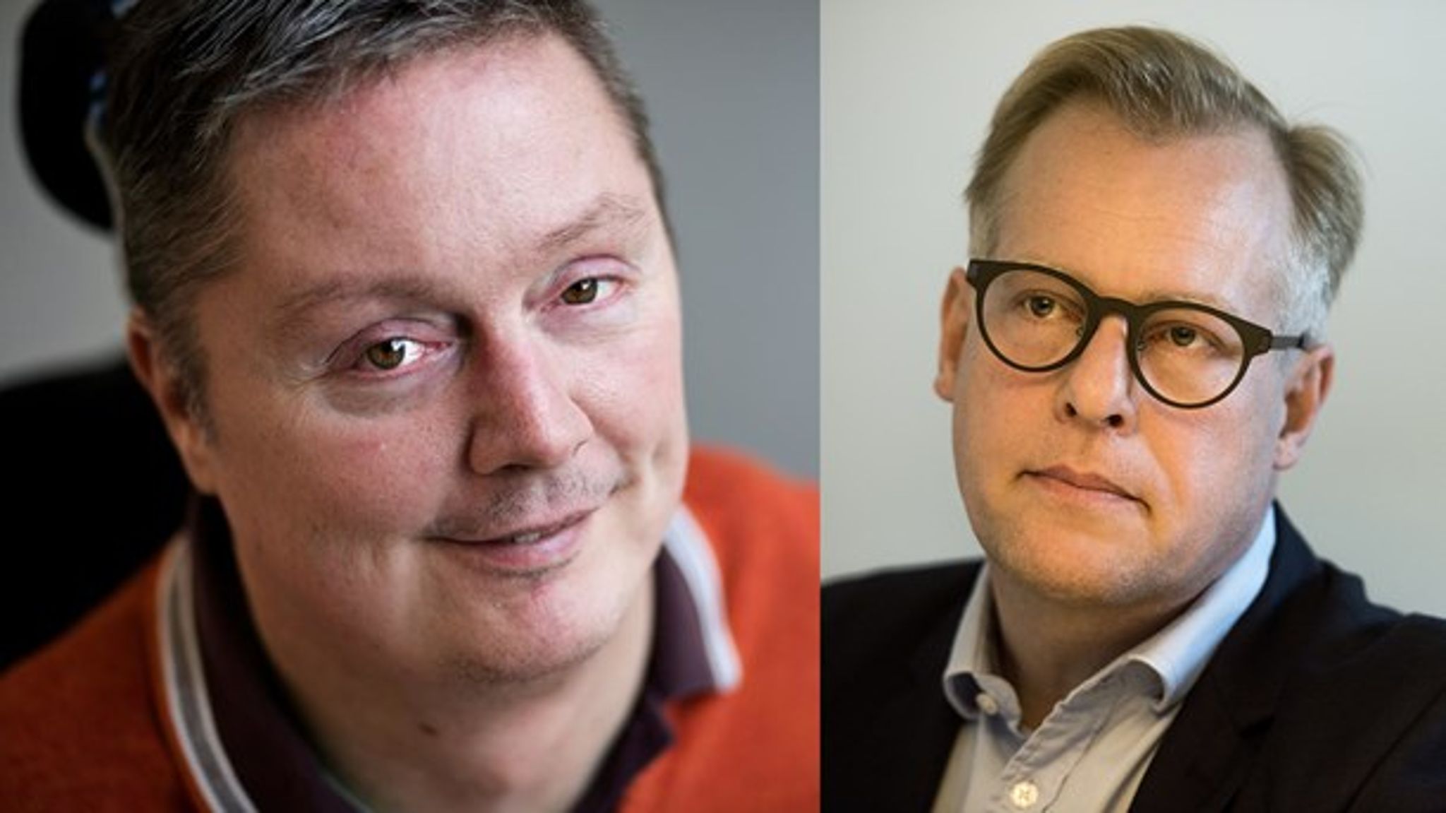 Janus Tarp (tv.)&nbsp;og Carl Holst (th.) fremlægger 11 principper til at genoprette tilliden mellem borger og system.
