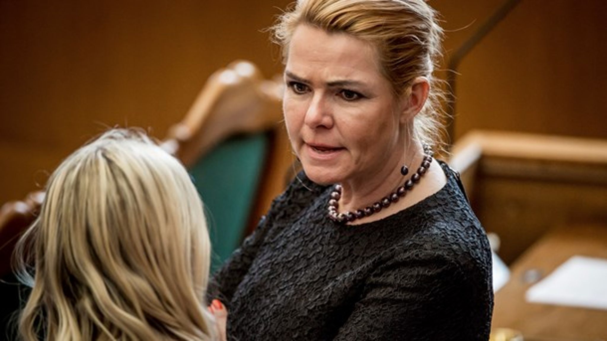 Det var en tydeligt frustreret Inger Støjberg (V), der mandag formiddag kunne meddele pressen, at regeringen ikke har tilstrækkelig opbakning til sit udspil om at tiltrække mere udenlandsk arbejdskraft.<br>