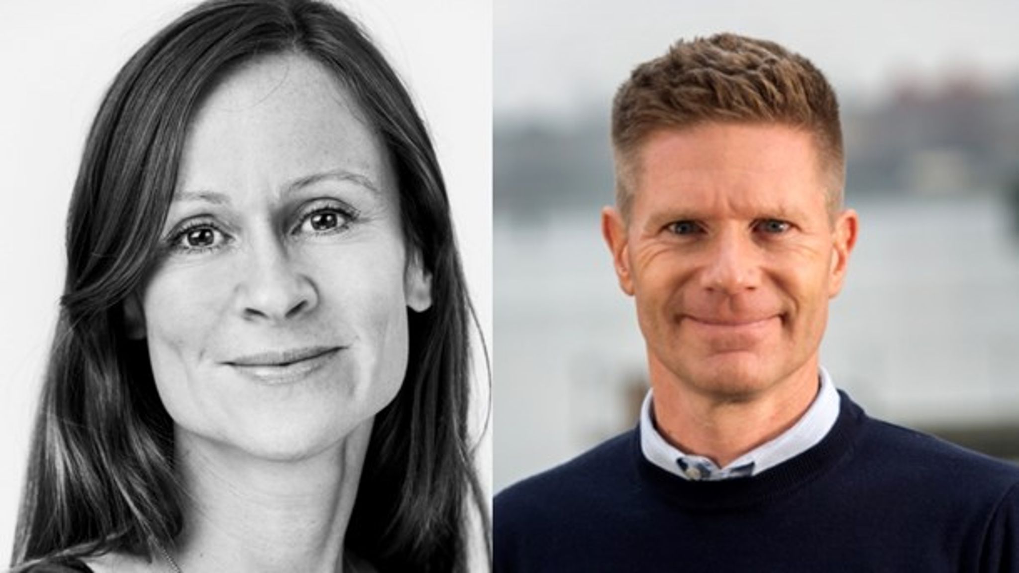 Trine Nyby, sekretariatschef i RådgivningDanmark, og Jeppe Kristen Toft, bestyrelsesformand i RådgivningsDanmark & direktør i Livslinien.