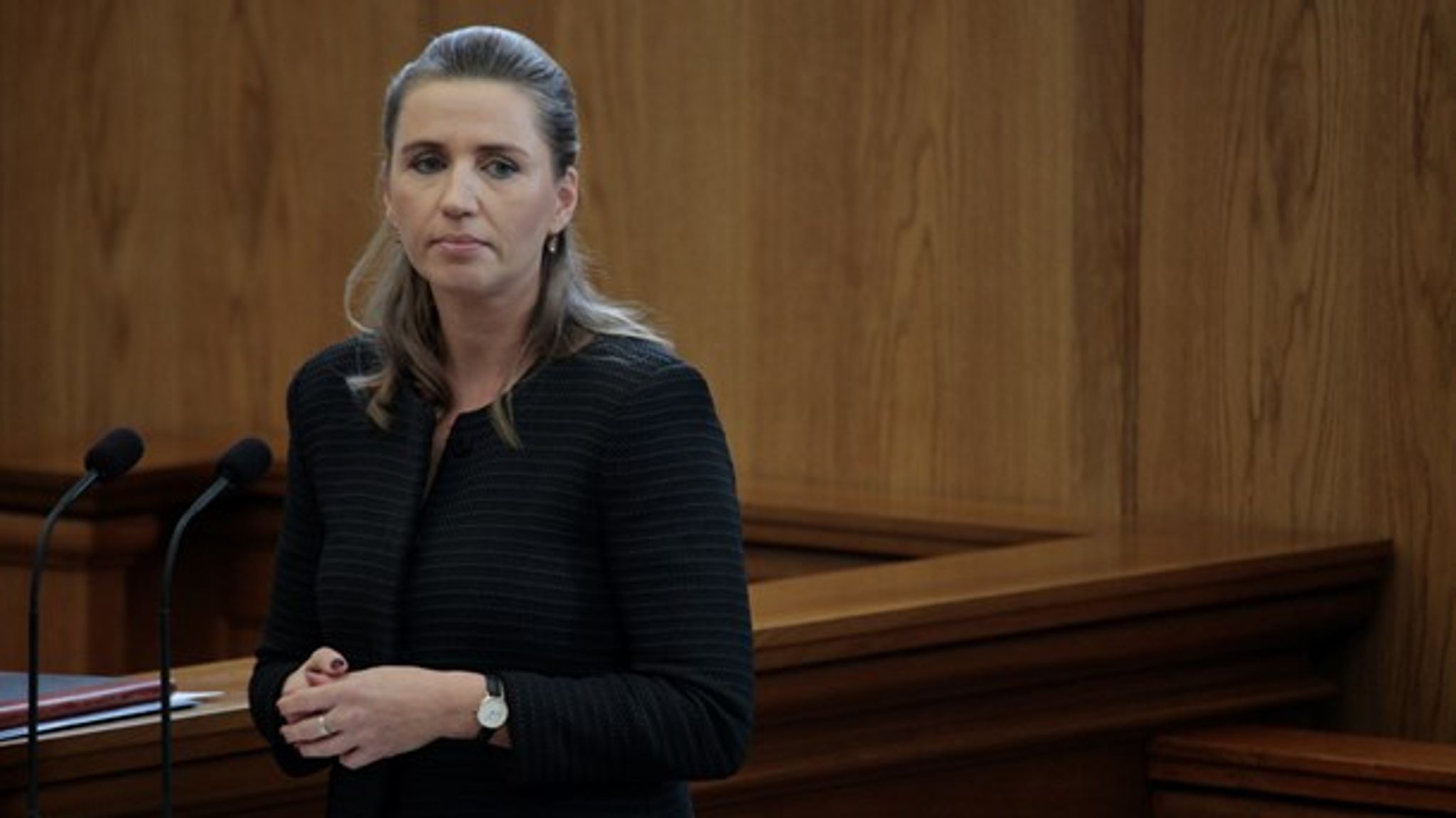 S-formand Mette Frederiksen ser Radikales modvilje mod at ændre på dagpengereformen som hovedforklaringen på SR-regeringens valgnederlag i 2015.<br>