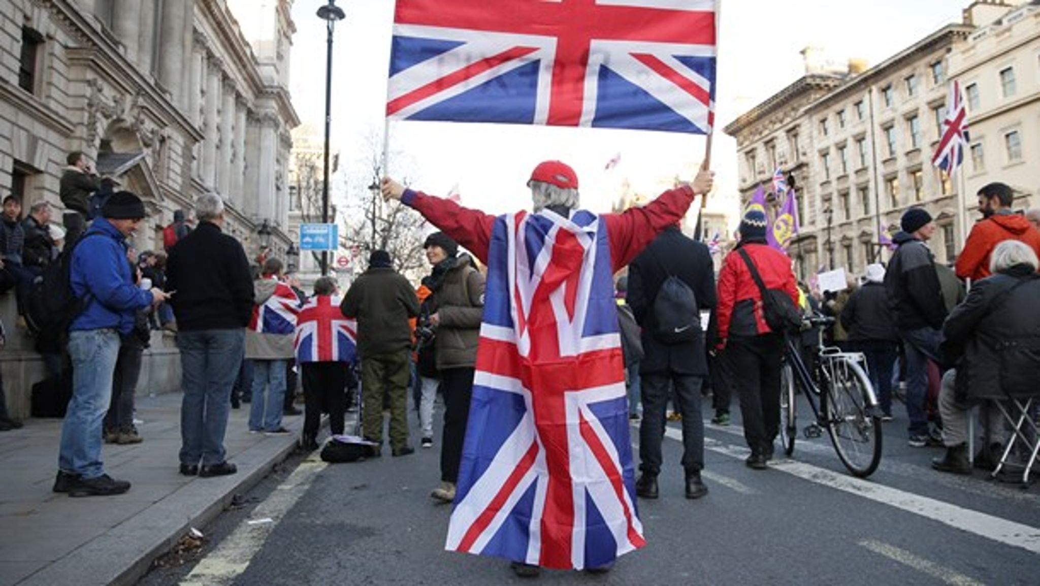 EU-Domstolen har besluttet, at briterne selv kan tilbagerulle artikel 50. (Foto: Tim Ireland/Ritzau Scanpix/AP).<br>