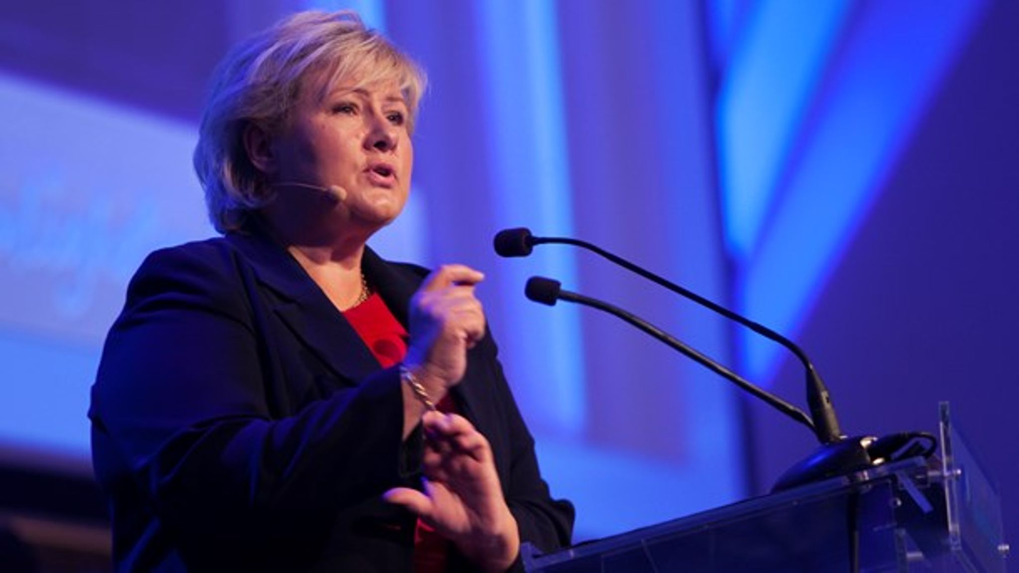 Erna Solberg præsenterede tirsdag sin nye regering. Hun har nu et politisk flertal bag sig. 