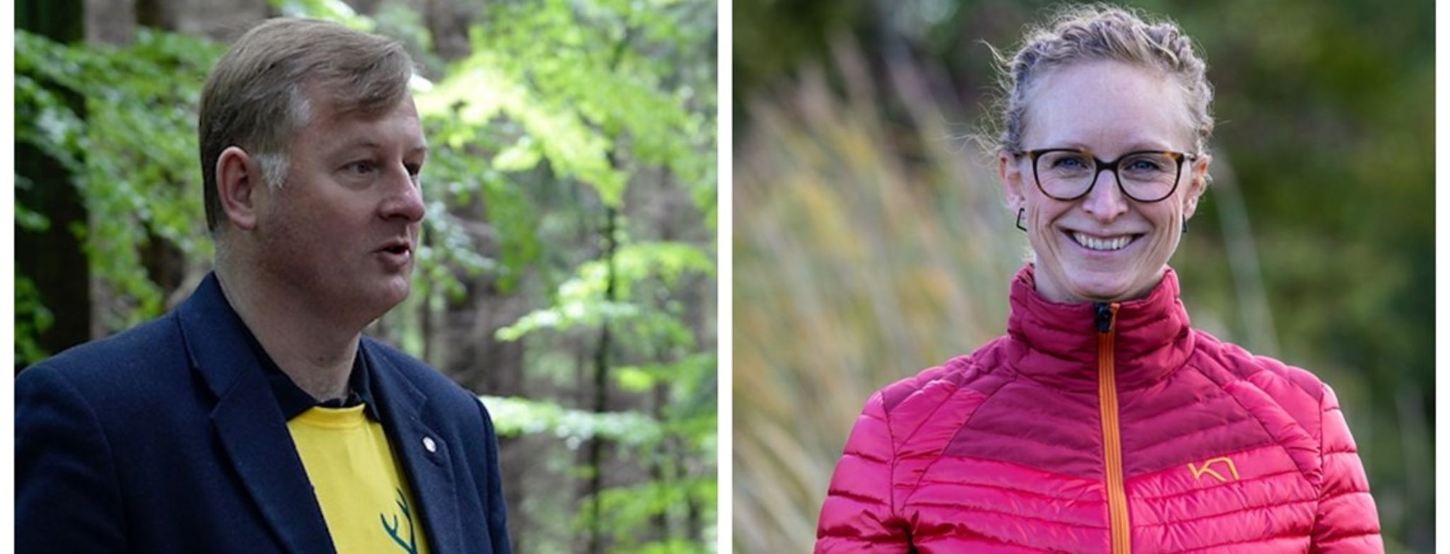 Niels-Christian Levin Hansen eller Annesofie Bjerre bliver den næste formand i Friluftsrådet. (Pressefoto: Friluftsrådet).<br>