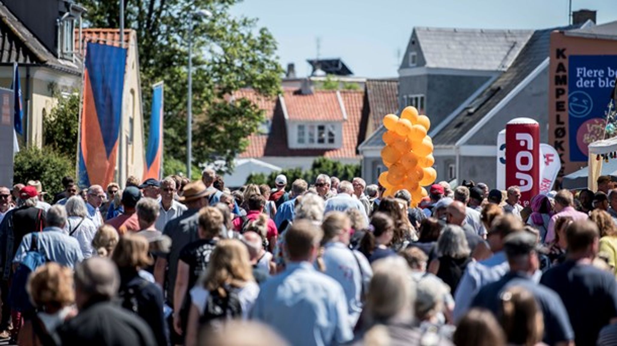Folkemødet fortsætter i weekenden med fuldt program.