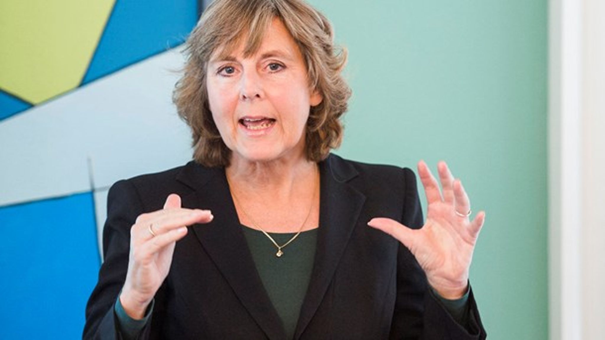 70-procents-strategien bør deles op i to dele, mener Connie Hedegaard.
