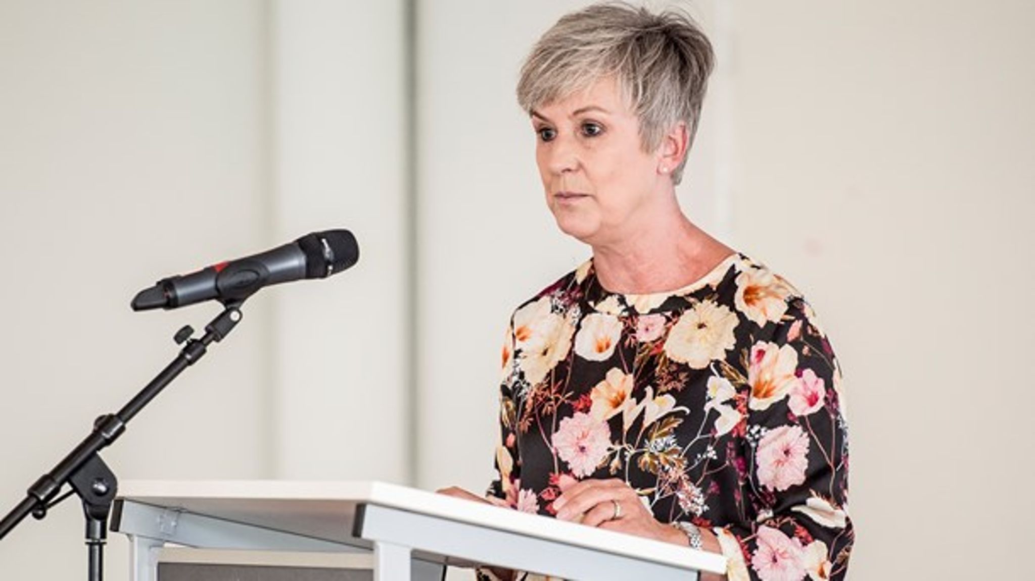 Gurli Martinussen på "World No Tobacco Day" i 2018. Til september stopper hun som direktør i Trygfonden. 