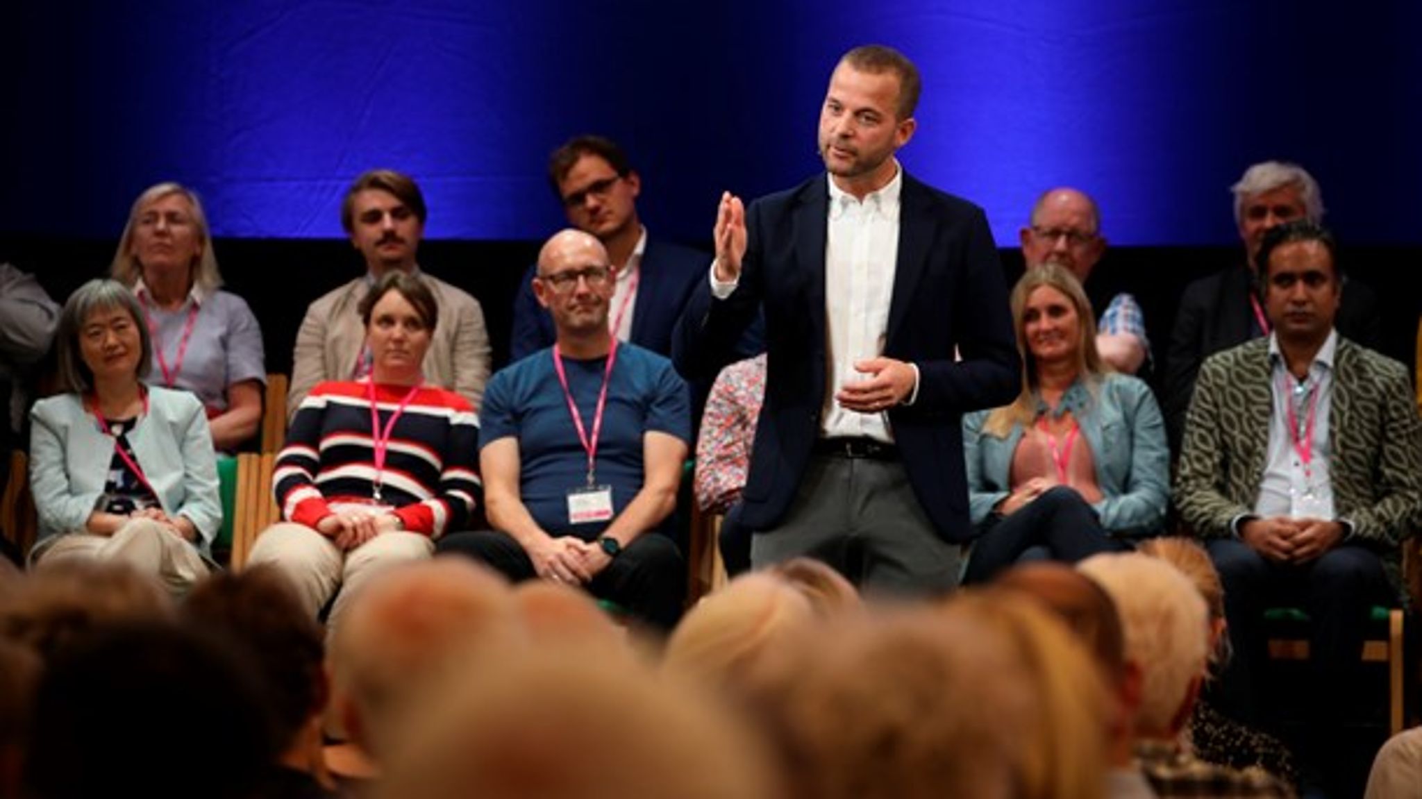 "Undskyldningernes tid er forbi. Vi er i en tid nu, hvor vi må levere resultater på det håb, som er skabt," sagde Morten Østergaard i sin landsmødetale. 