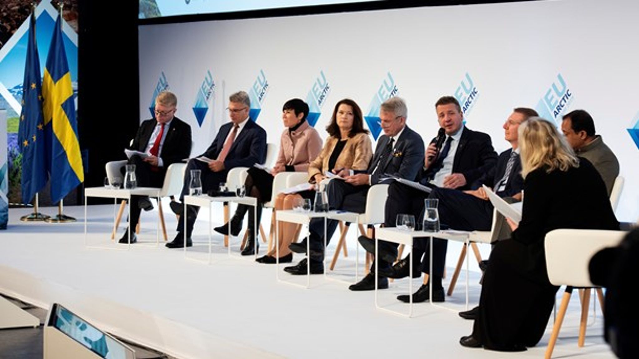 EU Arctic Forum var EU's hidtil største arktiske begivenhed. Alligevel viste EU med begivenheden tegn på svagheder. (Foto: Tt News Agency/Reuters/Ritzau Scanpix)<br>
