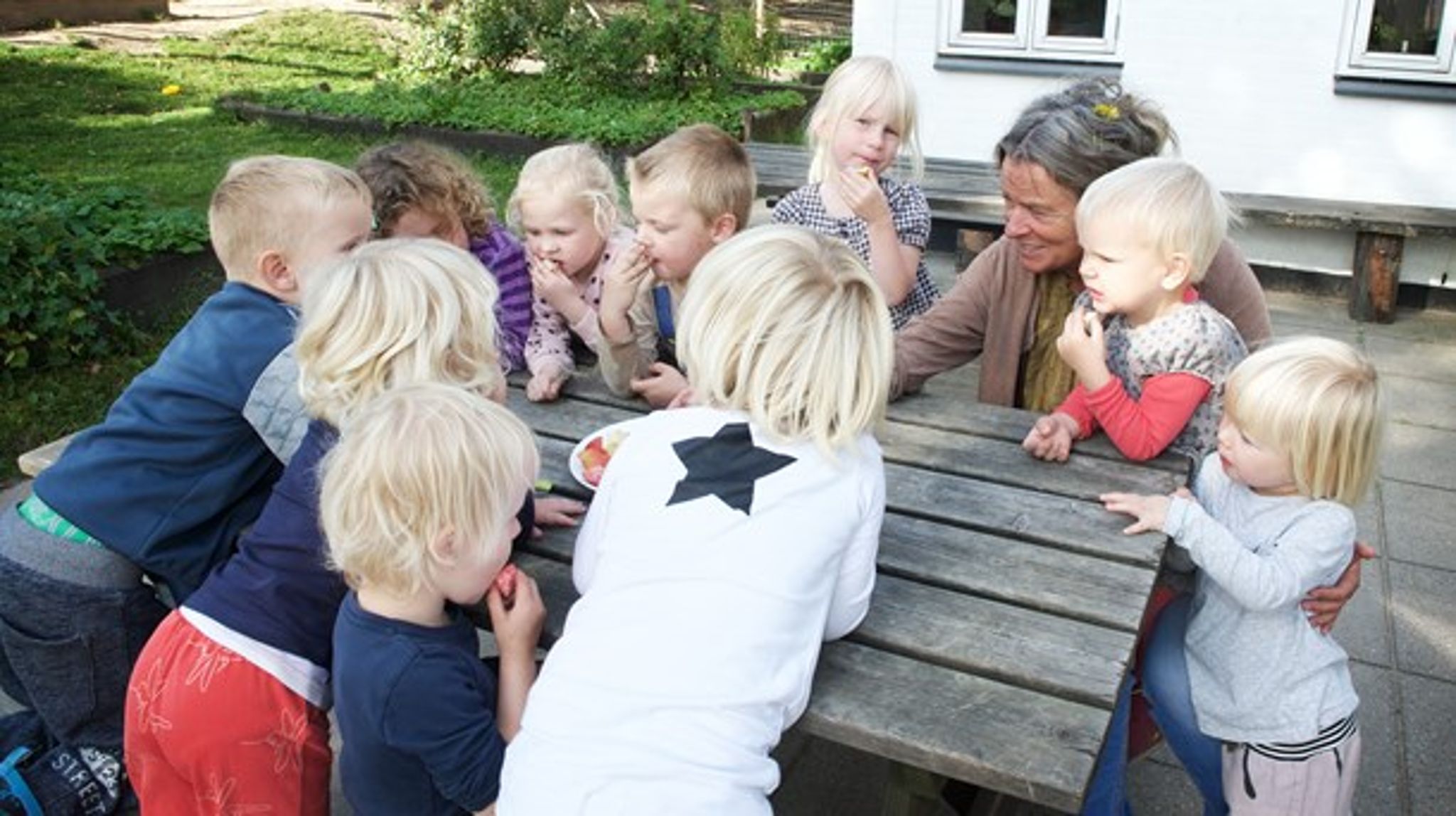 At en&nbsp;voksen højst må have tre vuggestuebørn eller seks børnehavebørn, skal gælde hele dagen og ikke bare være et gennemsnit, skriver&nbsp;Kim Henriksen. (Arkivfoto)