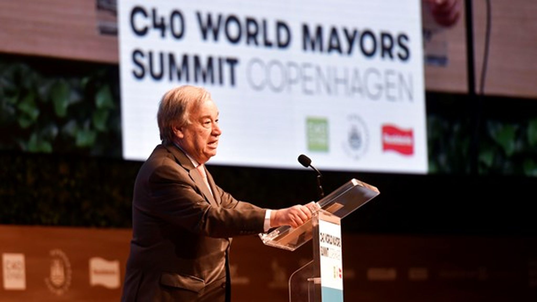 FN's generalsekretær til C40 World Mayours Summit i København. Topmødet viste hovedstadens afgørende rolle i den bæredygtige omstilling, mener politikere og iværksættere.