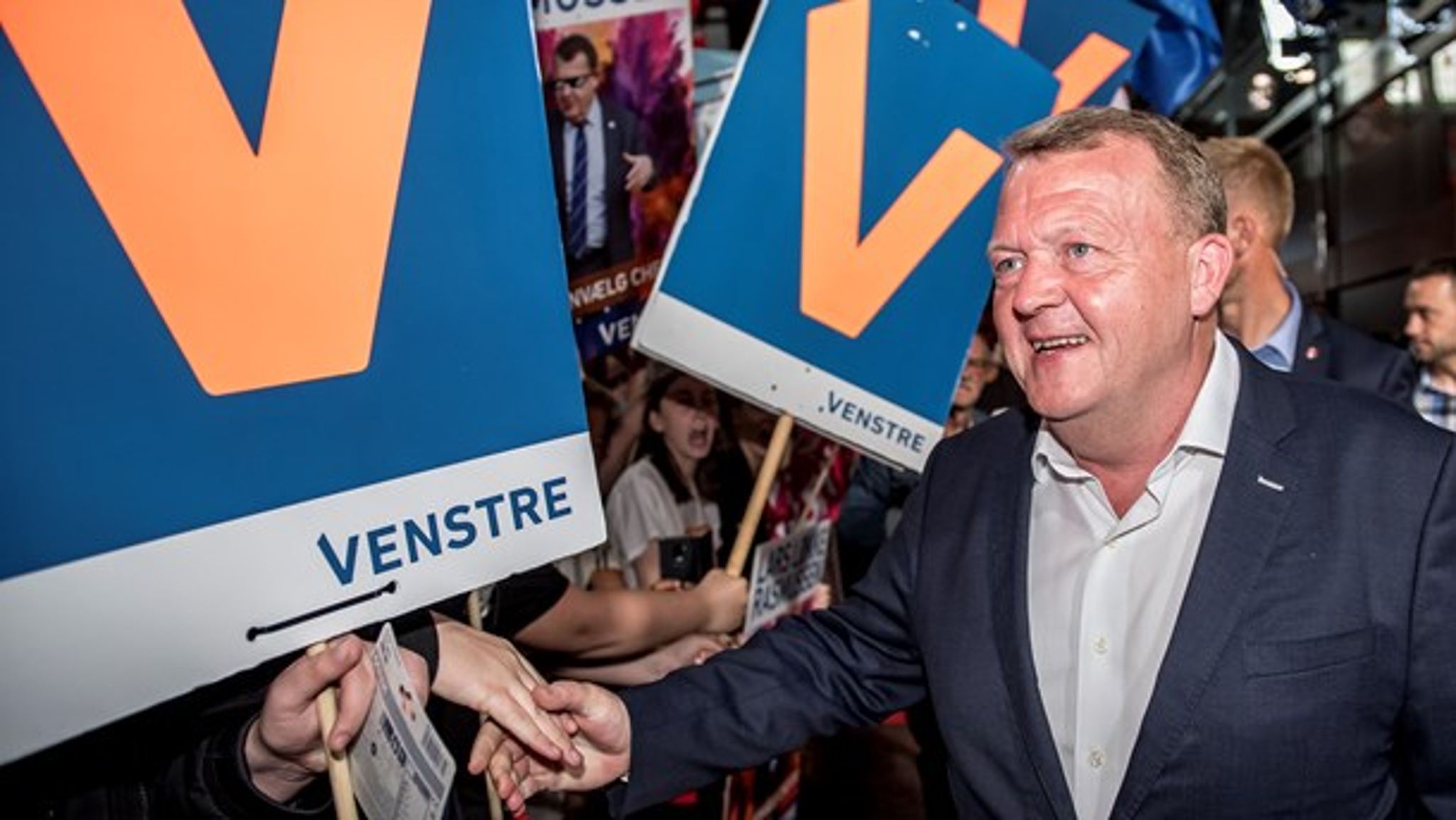Daværende statsminister Lars Løkke Rasmussen (V) fik mest omtale af alle opstillede kandidater i valgkampen. 