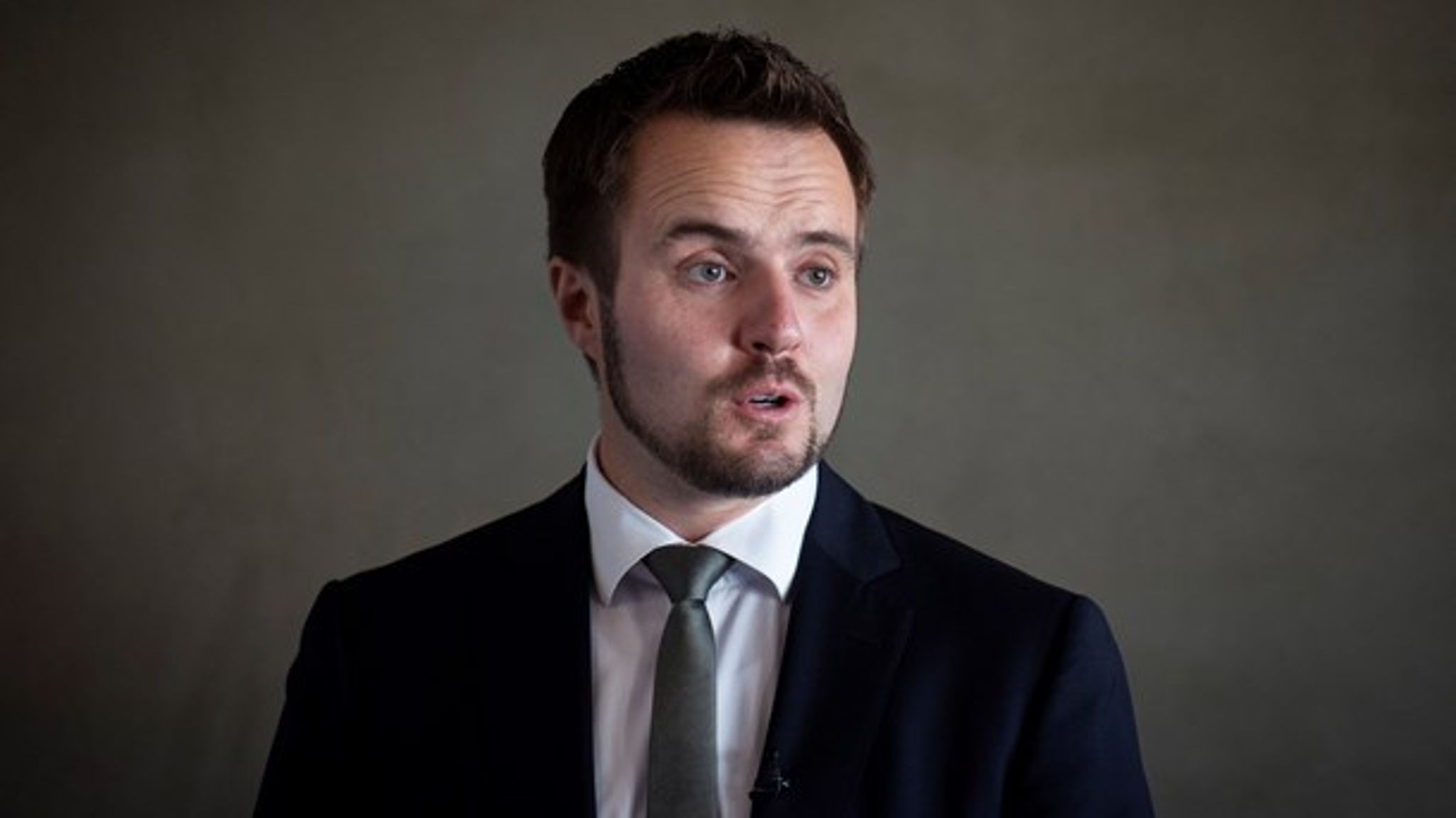 Simon Kollerup (S) overtog posten som erhvervsminister fra Rasmus Jarlov (K) i juni. 