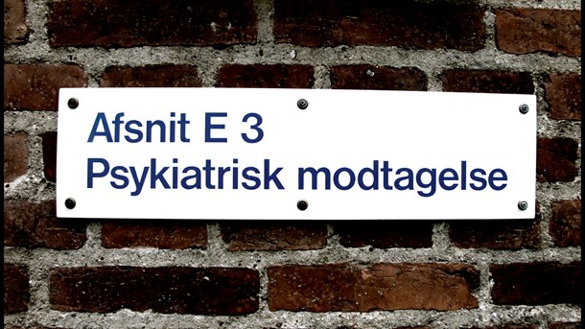 Måden, de særlige psykiatriske
sengepladser er struktureret og finansieret på, kommer aldrig til at fungere, mener formand og medlem af FSD.