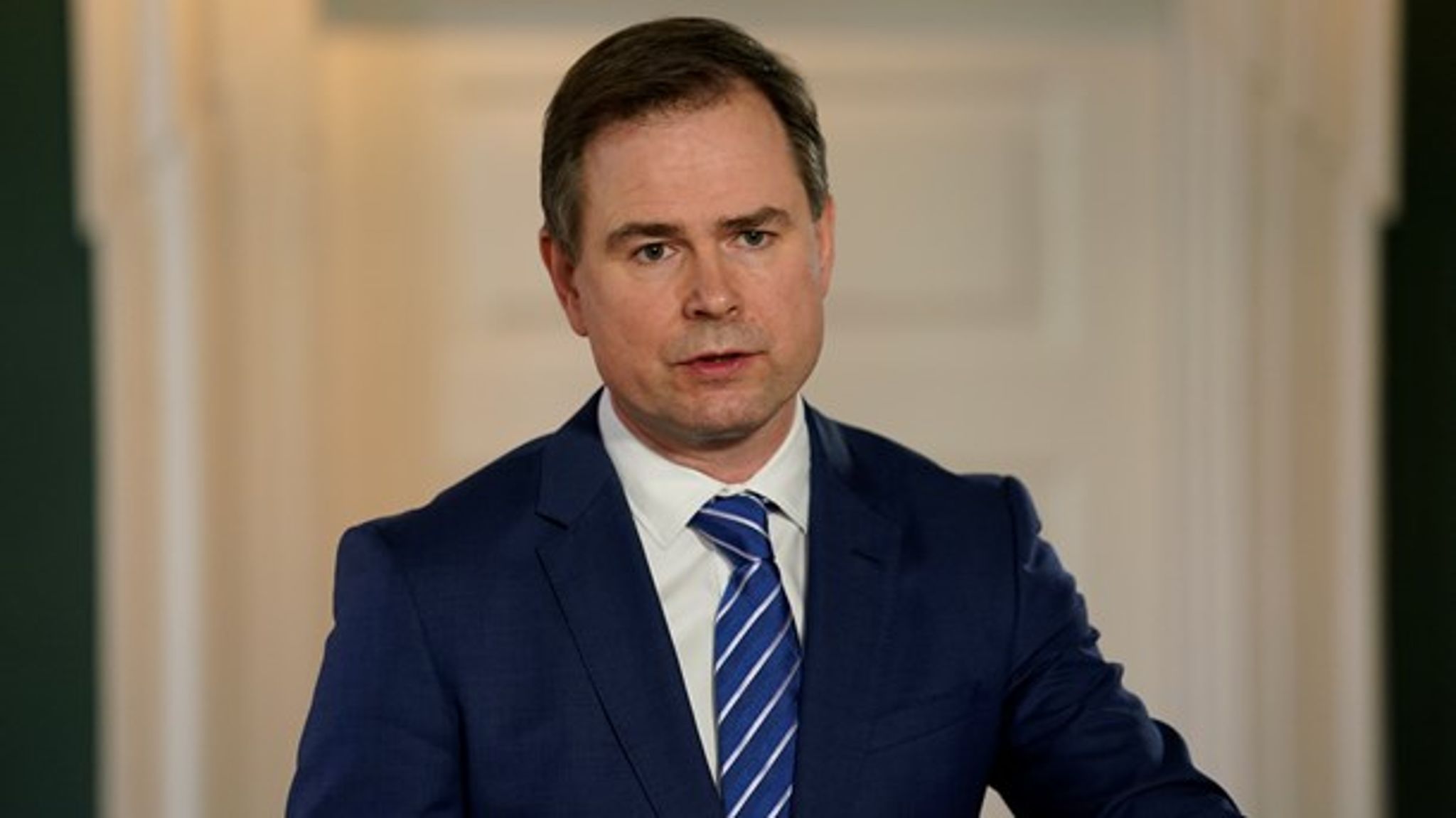 Finansminister
Nicolai Wammen&nbsp;præsenterede udspil til en hjælpepakke til blandt andre&nbsp;selvstændige.