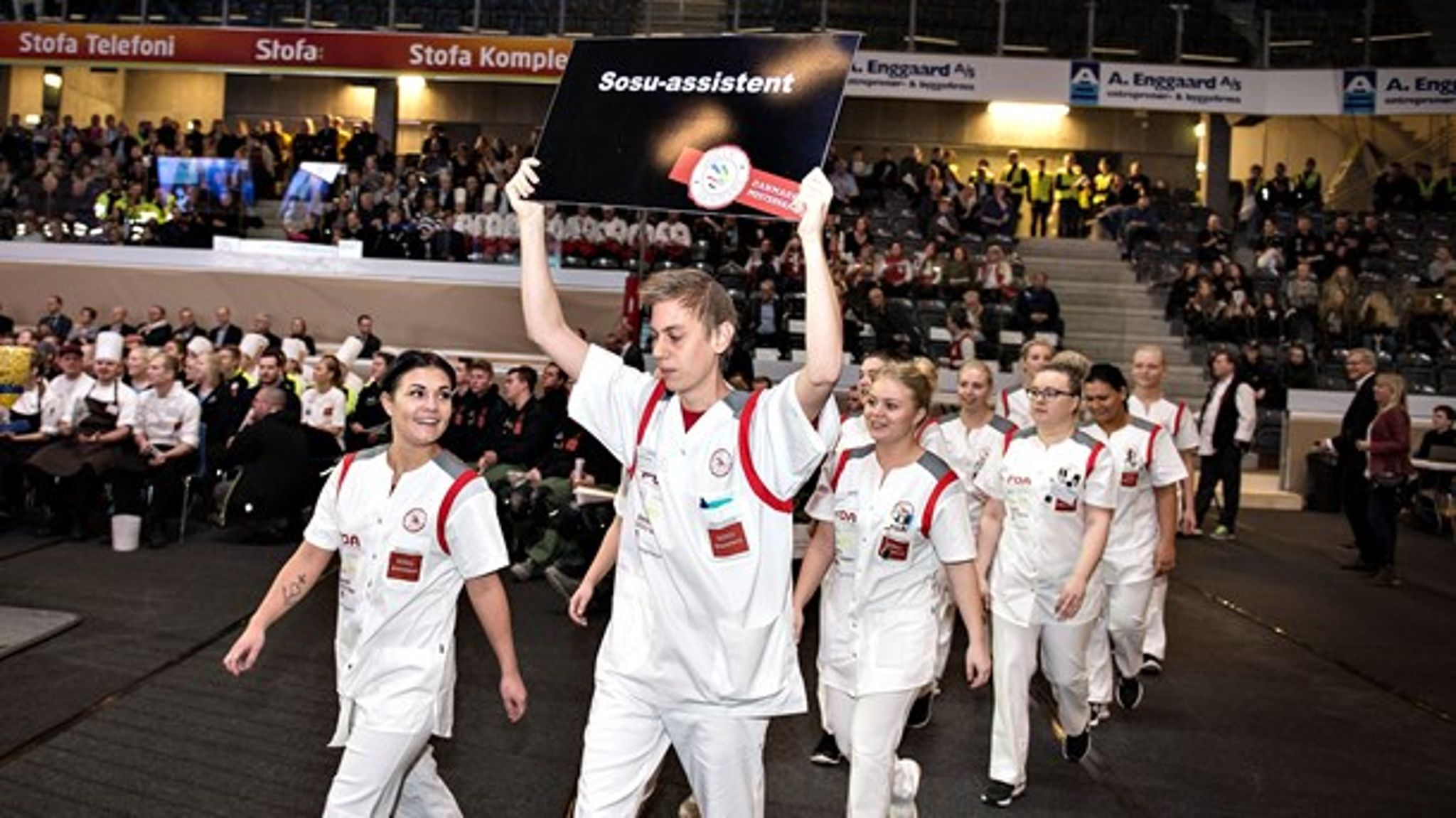 Region Hovedstaden har svært ved at få haft i sosu-elever som dem her.&nbsp;