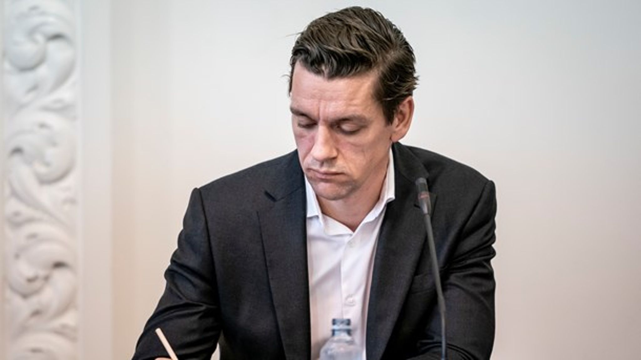 Boligminister Kaare Dybvad Bek har præsenteret ny bestyrelse for CFBU.&nbsp;