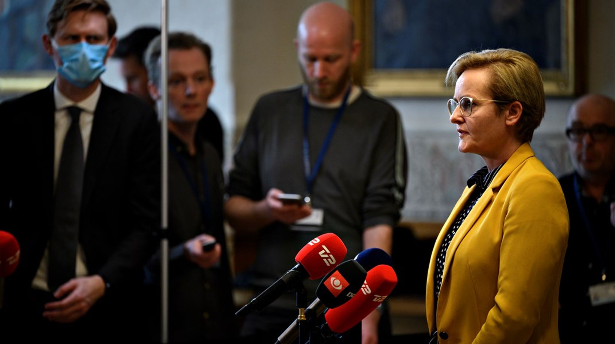 Pernille Rosenkrantz-Theil svarede på spørgsmål&nbsp;om genåbning 24. februar.