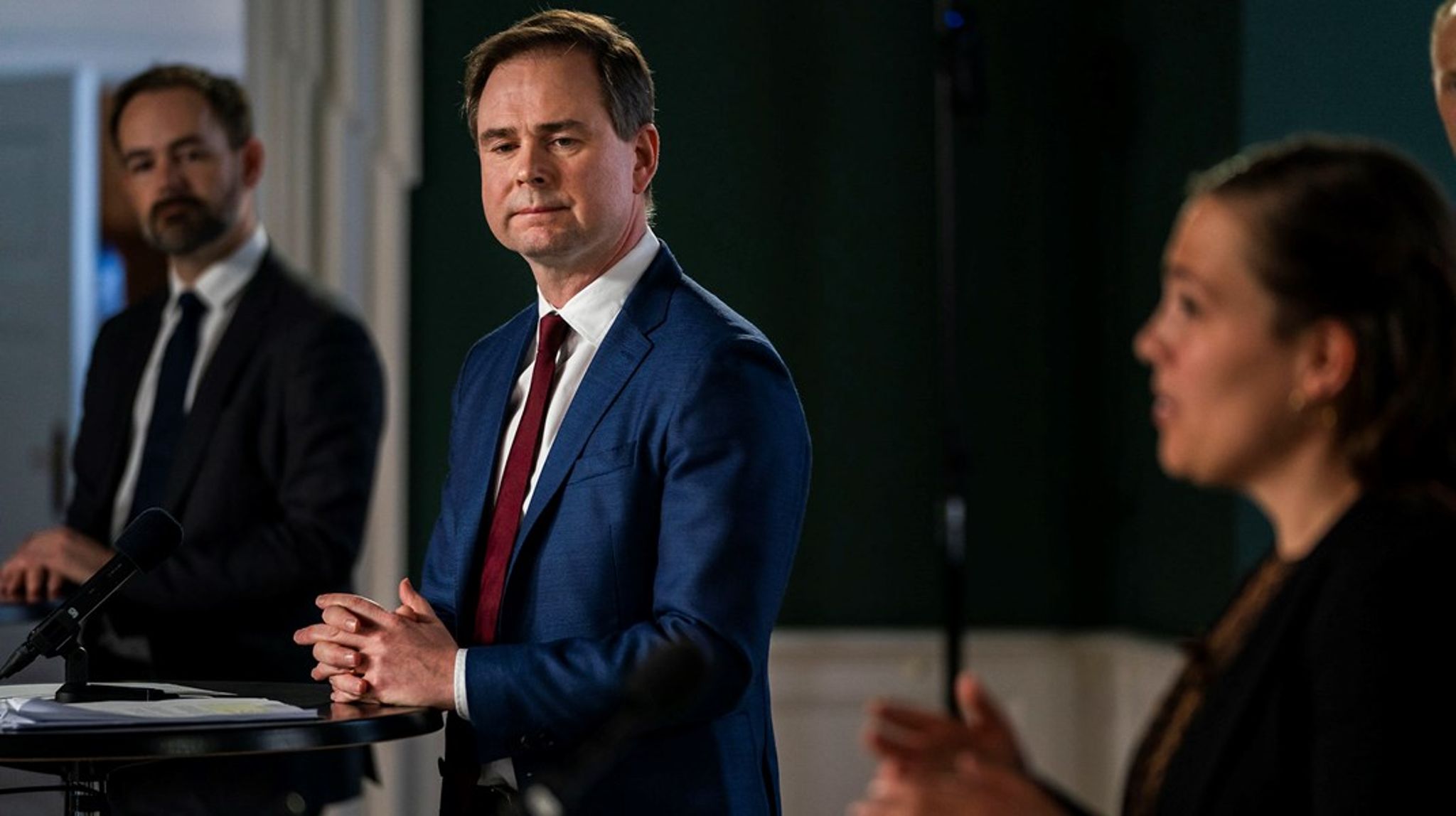 Finansminister Nicolai Wammen og KL's formand får tralvt med at diskutere forventningsafstemning over for borgerne, når de senere på måneden skal forhandle om næste års kommuneøkonomi.