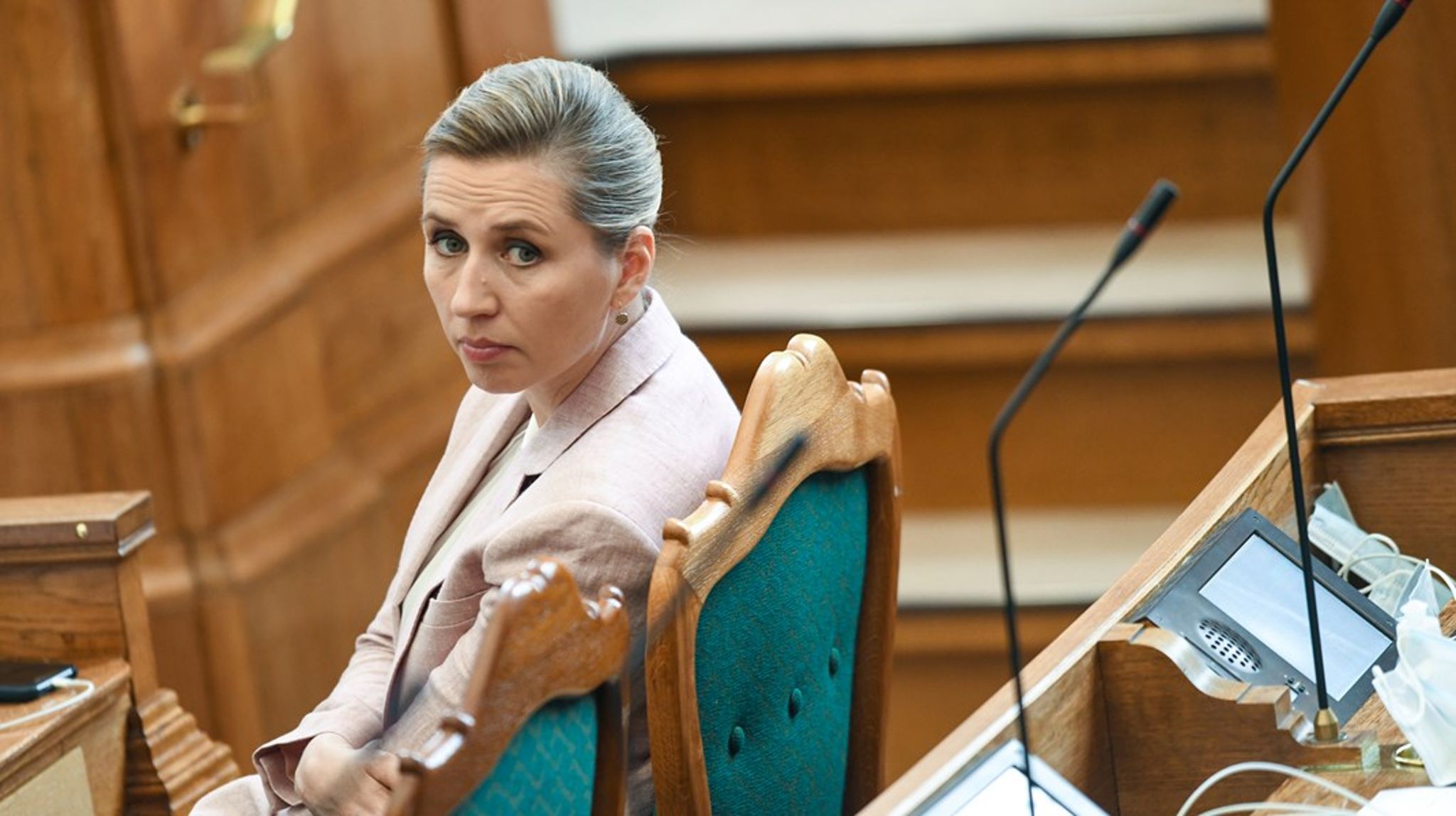 Statsministeren valgte i sin afslutningstale at se fremad. "Bekvemt, kunne man indvende," skriver Anne Sofie Allarp.