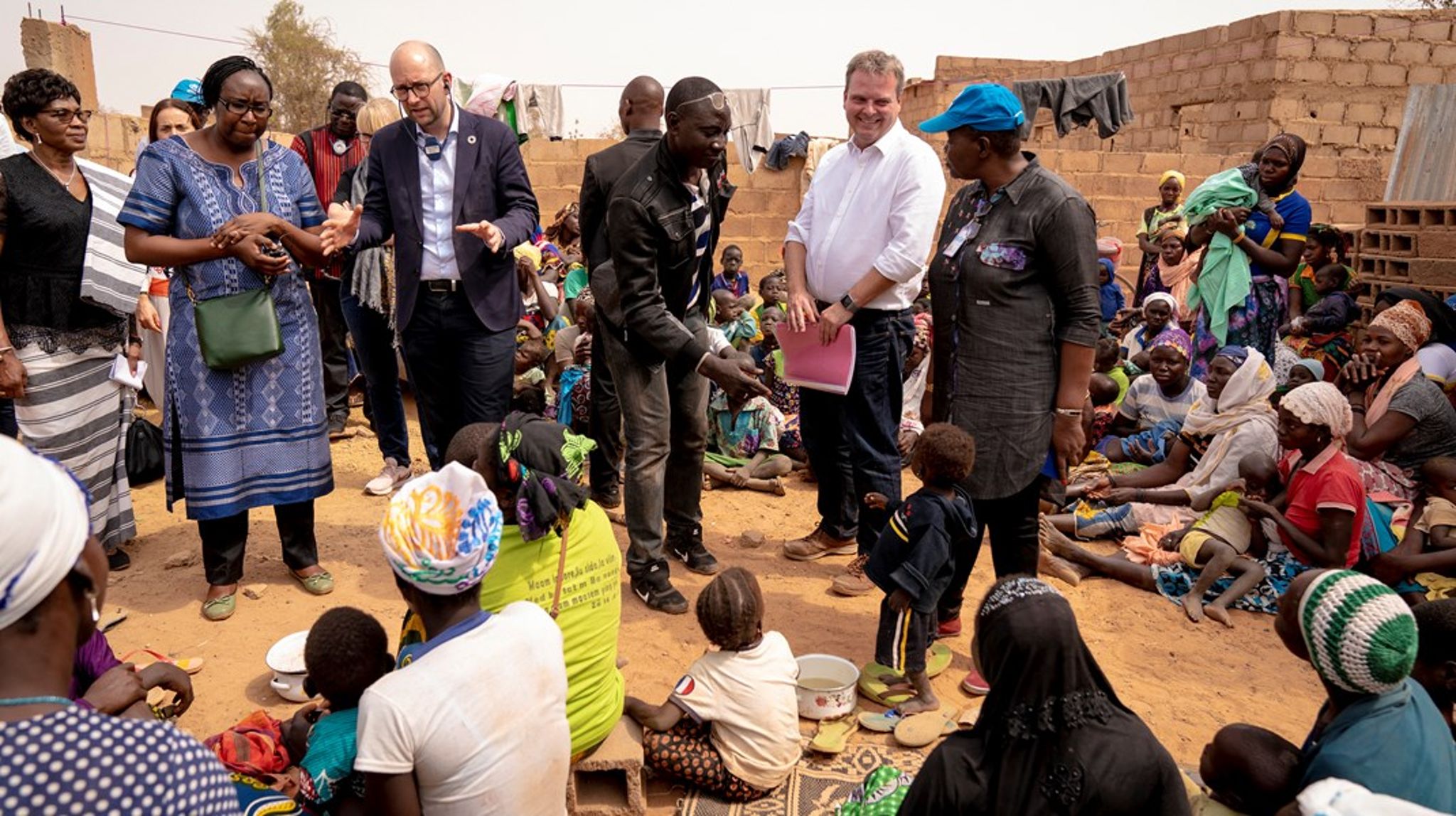 Argumenterne for ulandsbistanden har historisk været båret frem af Socialdemokratiet, skriver Anne Mette Kjær. Her besøger forhenværende udviklingsminister Rasmus Prehn (S) Burkina Faso.